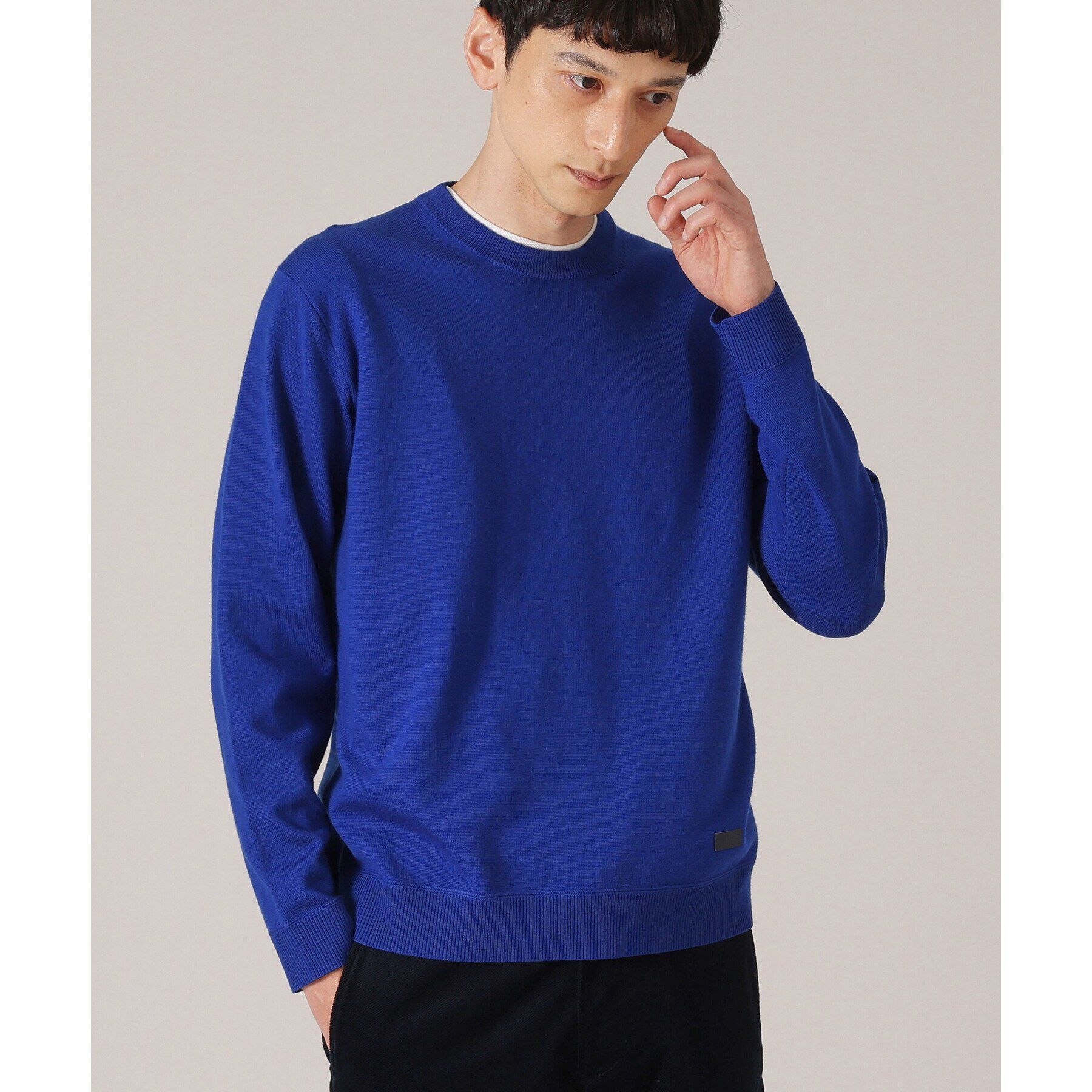 TAKEO KIKUCHI「【アンチピリング】クルーネック ニット」|ニット・セーター|