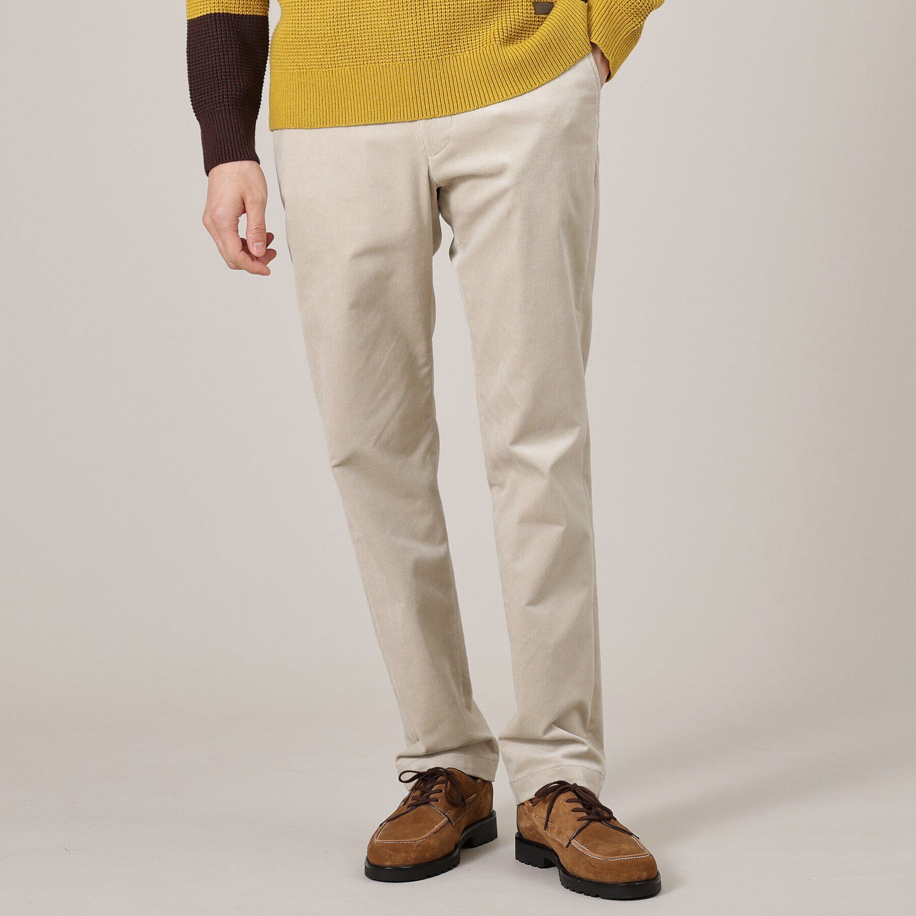 TAKEO KIKUCHI「【美脚シルエット】ストレッチ コーデュロイ パンツ」|その他|ベージュ(052)