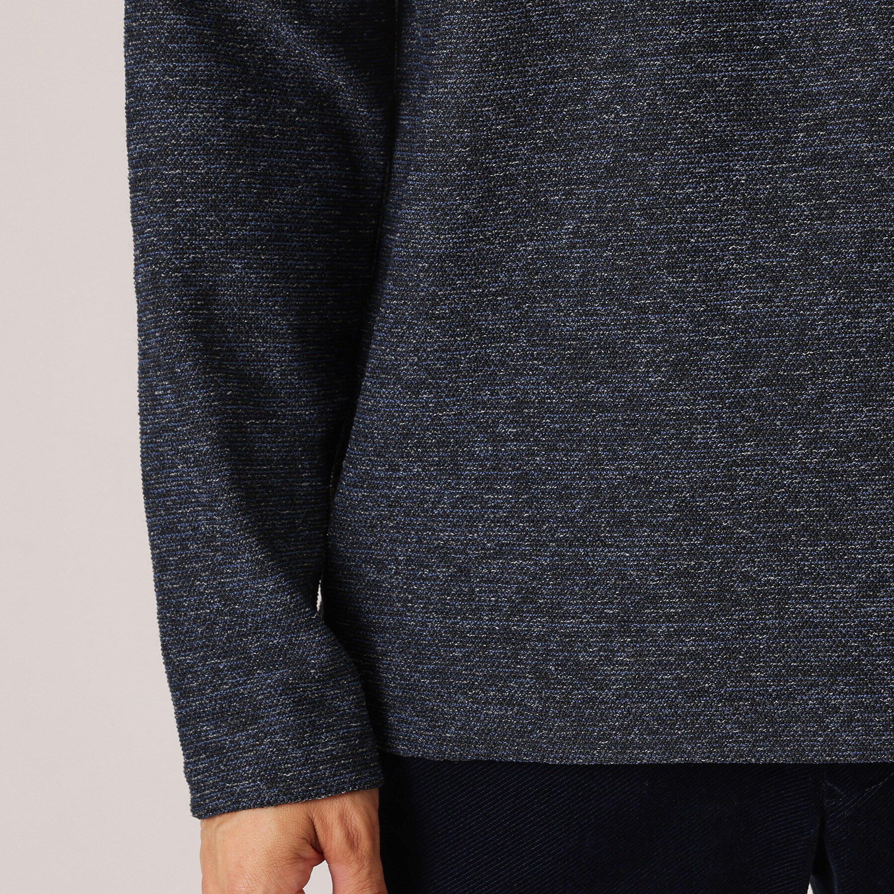 TAKEO KIKUCHI「【尾州織】ウールブレンド パイルカットソー」|Tシャツ・カットソー|