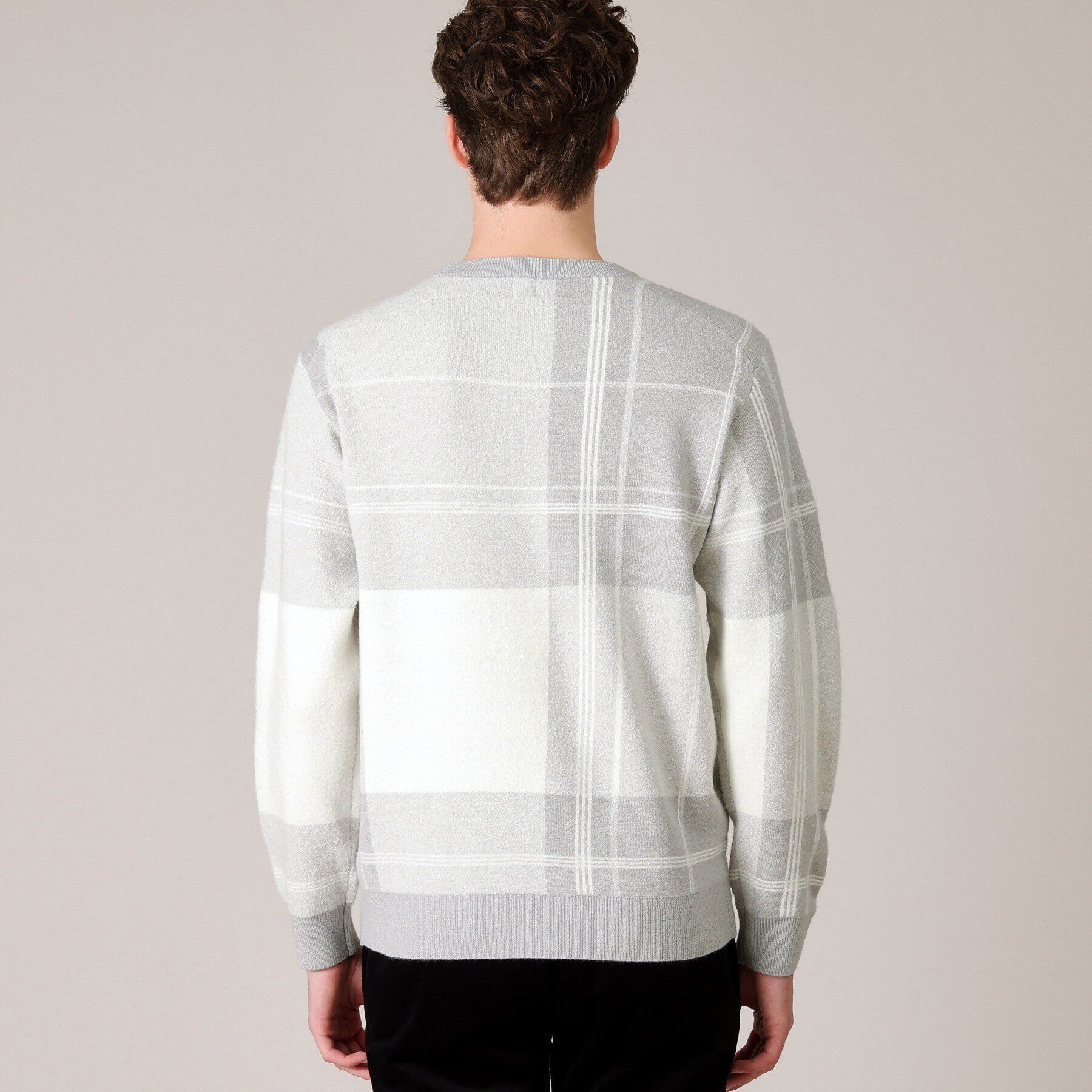 TAKEO KIKUCHI「ビッグチェック プルオーバー ニット」|ニット・セーター|