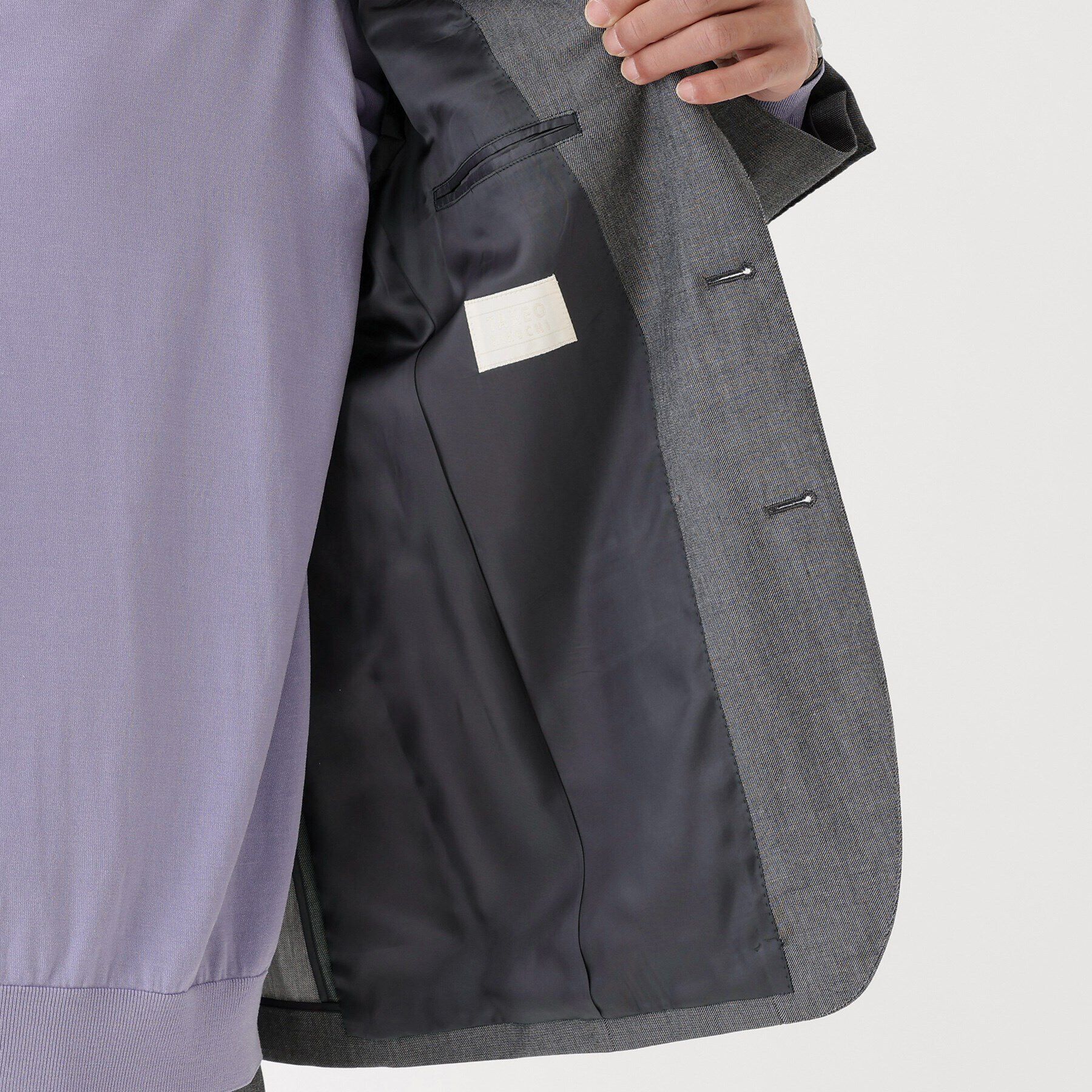 TAKEO KIKUCHI「【THE FLAGSHIP】シャンブレーツイル ジャケット」|スーツ|