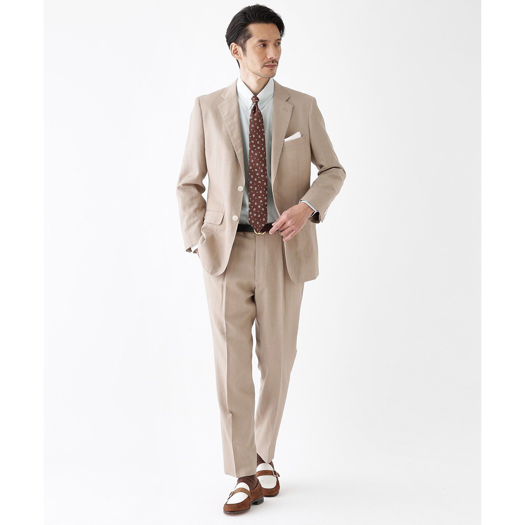 TAKEO KIKUCHI「【THE FLAGSHIP】ゴードスエード スリッポン ローファー」|ビジネス・ドレスシューズ|