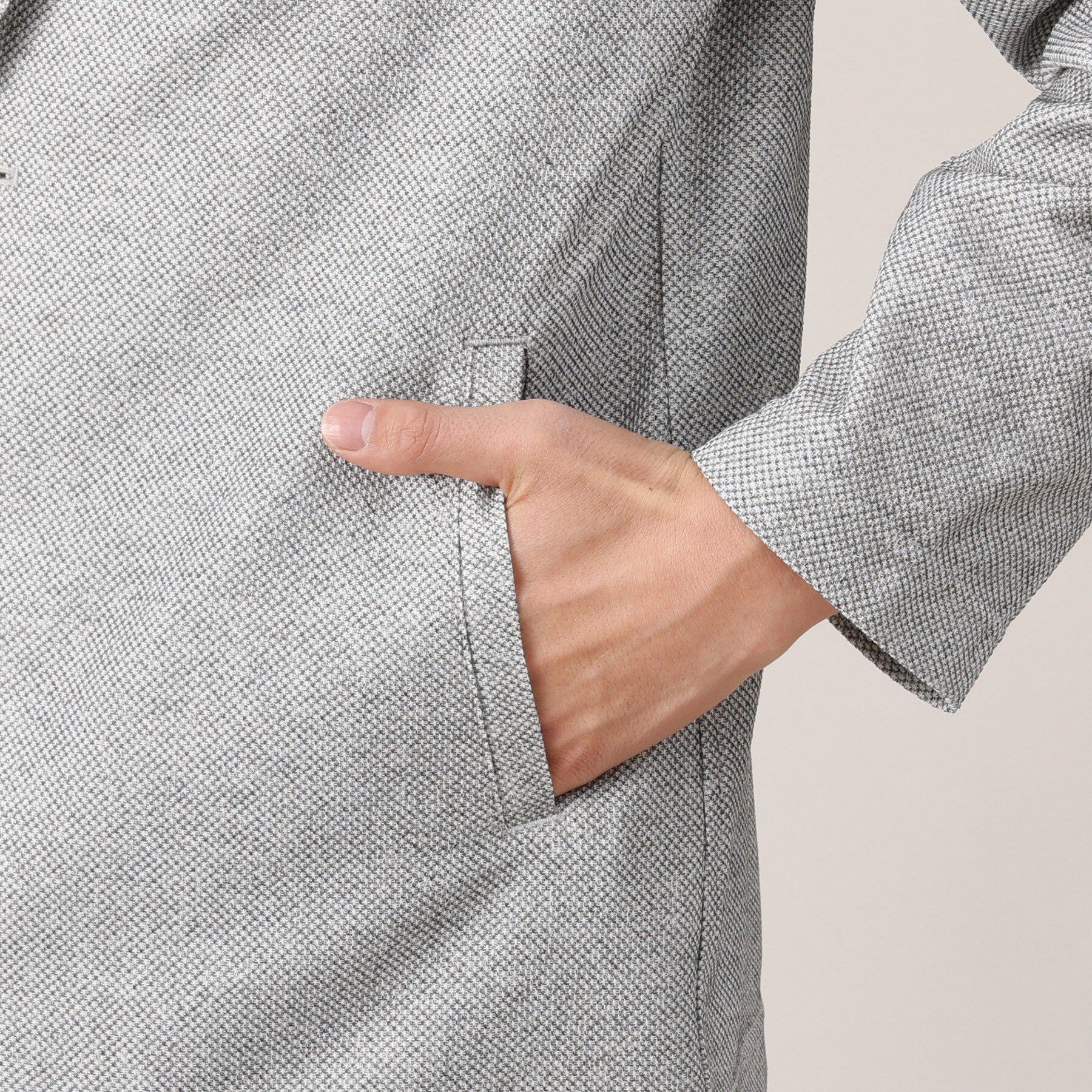 TAKEO KIKUCHI「【抗菌防臭】尾州リネンブレンド ドビーメッシュ カーディガン」|カーディガン|