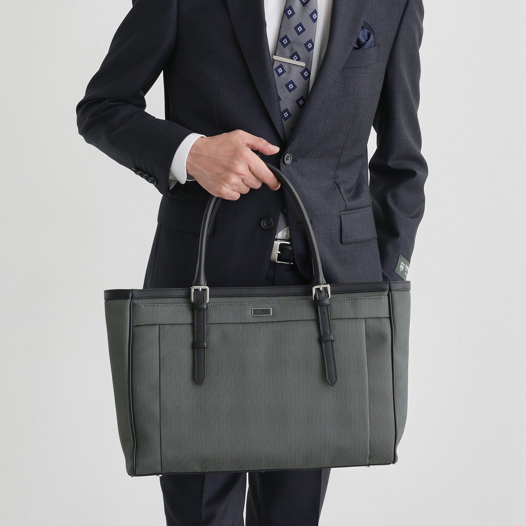 TAKEO KIKUCHI「メランジピンヘッド ブリーフトート」|ビジネスバッグ|