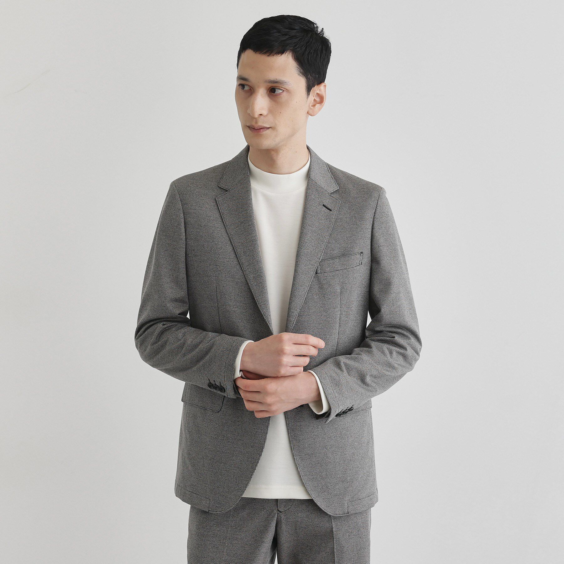 TAKEO KIKUCHI「ピンジャージ 千鳥 ジャケット」|テーラードジャケット|