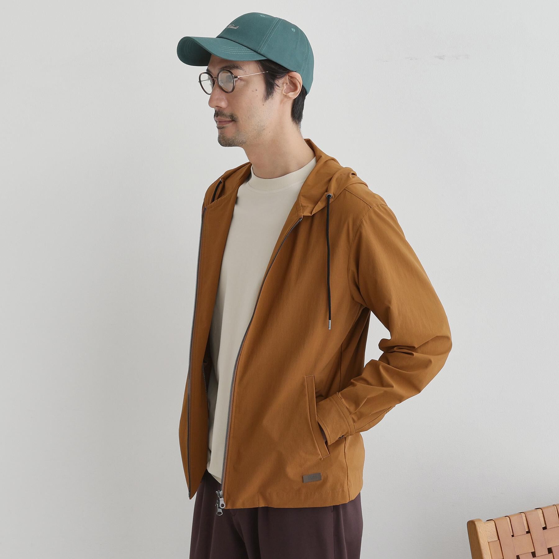 TAKEO KIKUCHI「【3D ナイロン ストレッチ】ジップアップ フードブルゾン」|ブルゾン・スタジャン|
