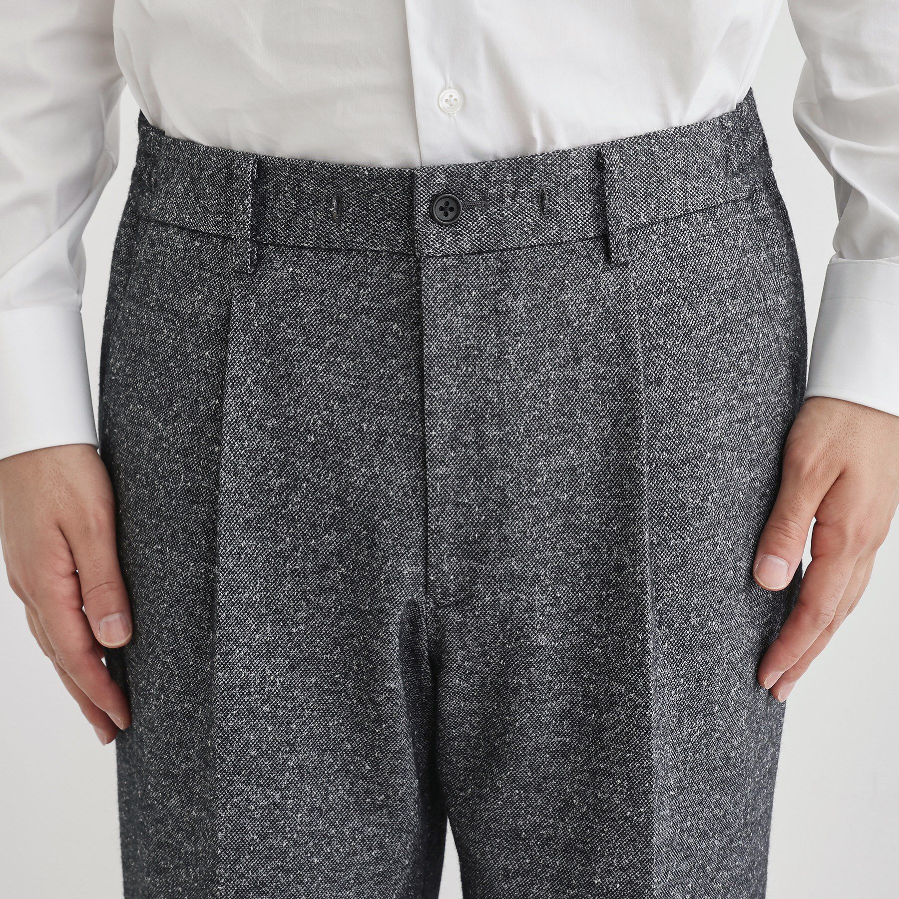 TAKEO KIKUCHI「尾州織 シルクネップジャージ パンツ」|その他|