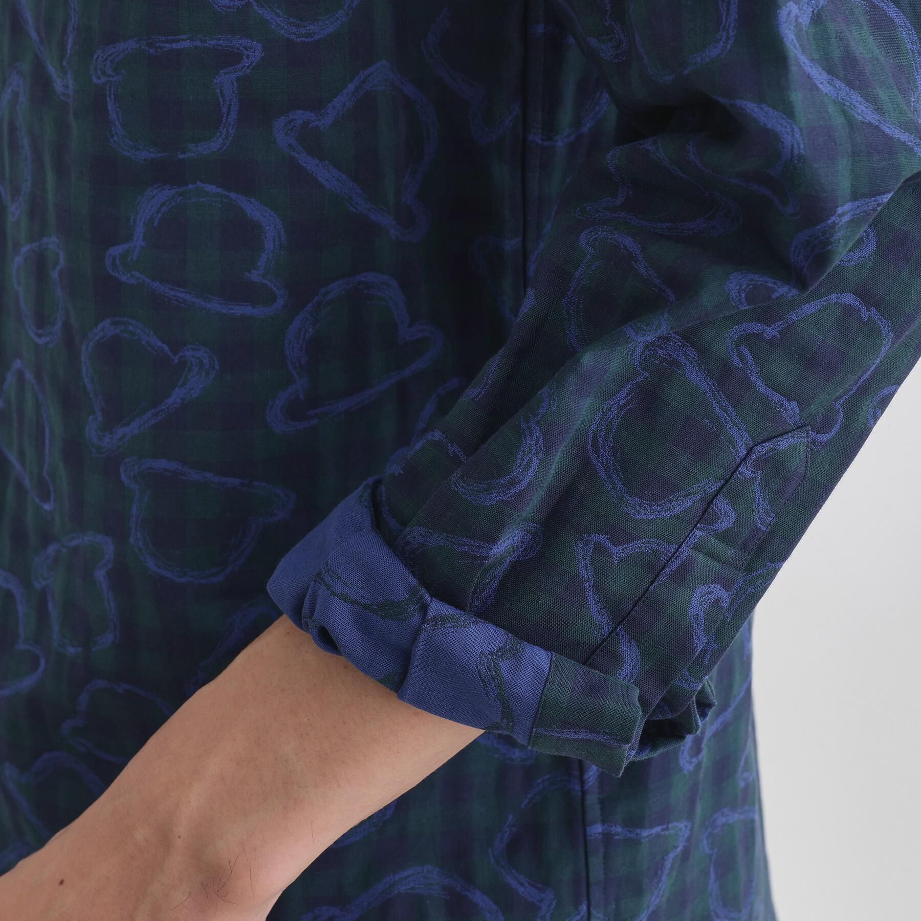 TAKEO KIKUCHI「チェックボーラーガーゼシャツ」|シャツ・ブラウス|