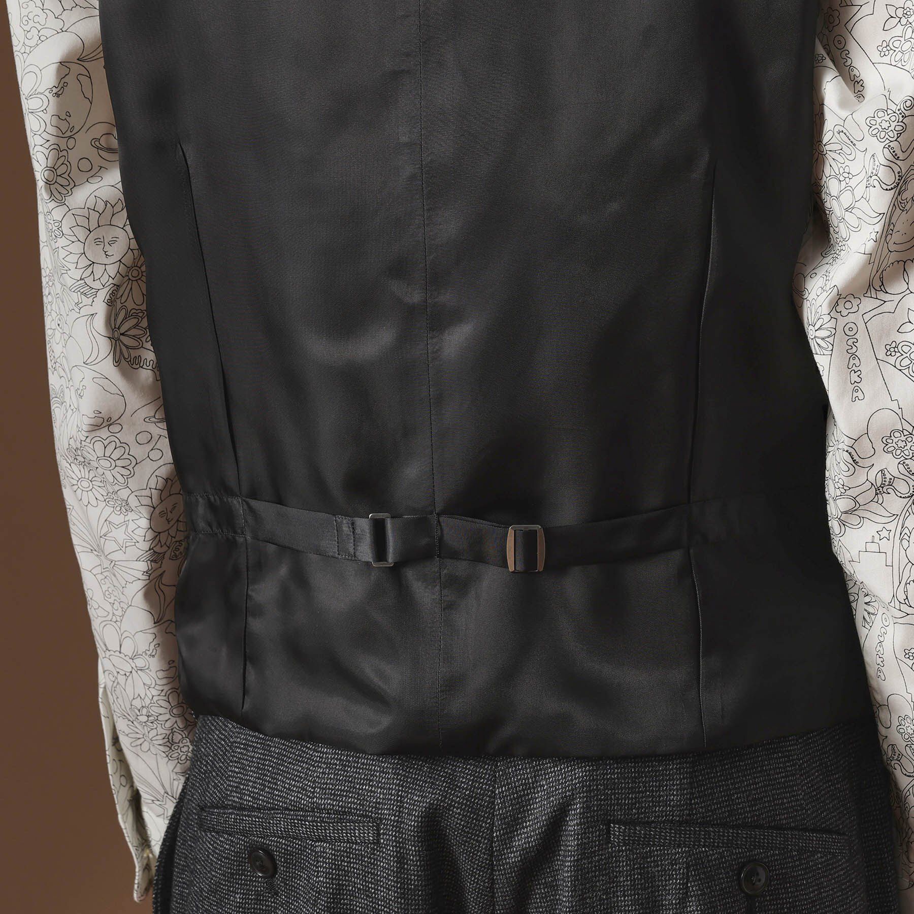 40CARATS&525「【Sサイズ～】ピンチェックミルドヴェスト」|ベスト・ジレ|