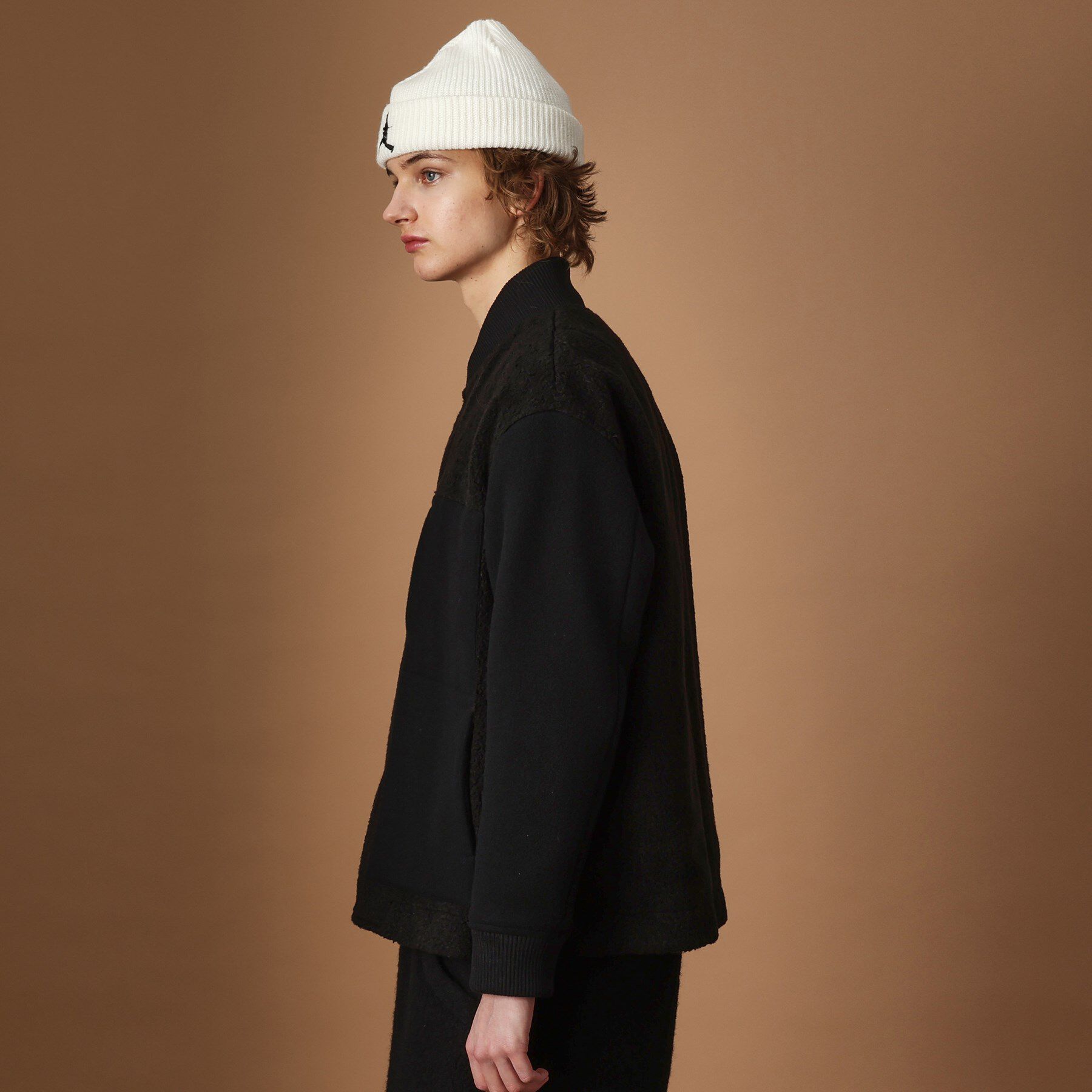 40CARATS&525「2重織りモッサボアパイル コンビブルゾン」|ブルゾン・スタジャン|