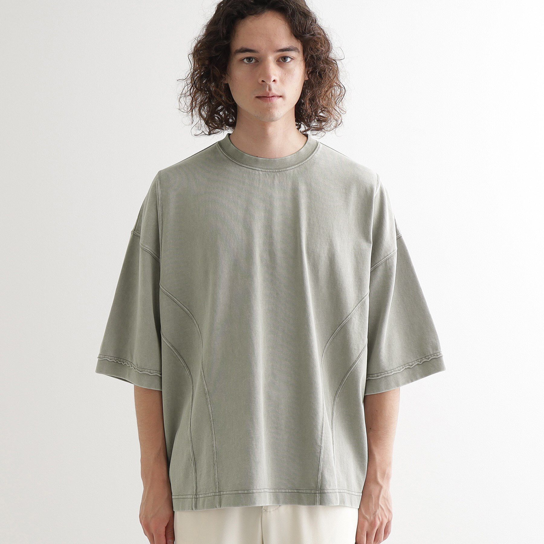 tk.TAKEO KIKUCHI「ヴィンテージクロップドTシャツ/ヴィンテージライク/半袖Tシャツ」|Tシャツ・カットソー|