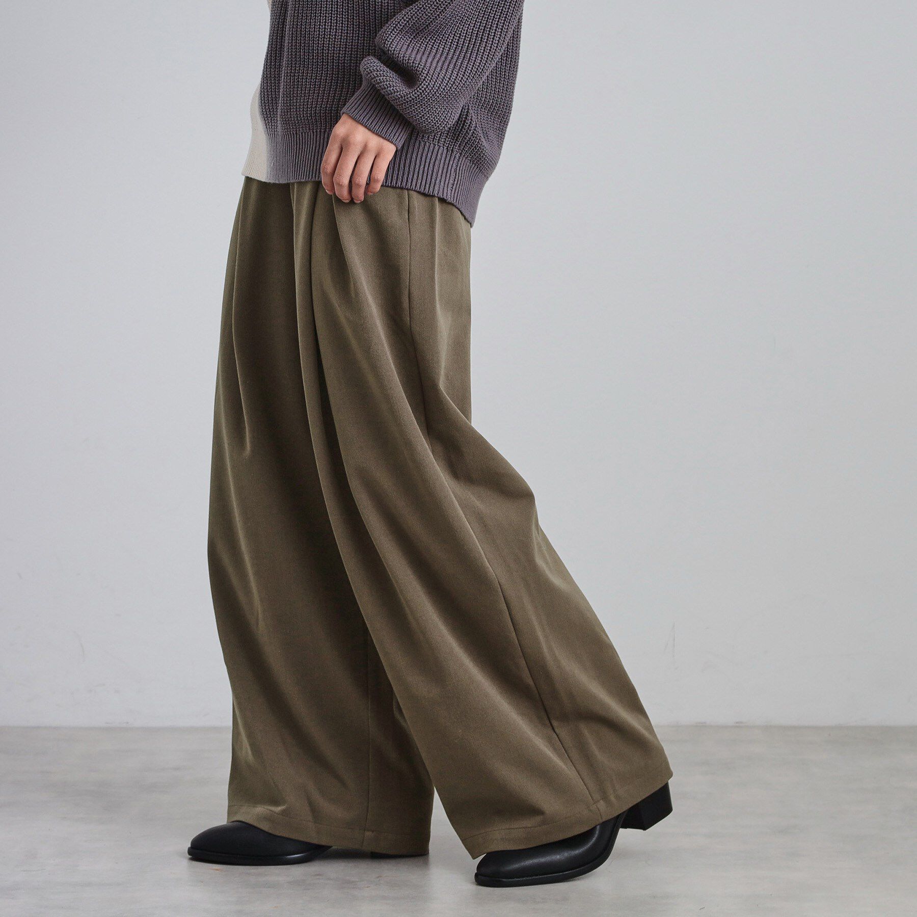 tk.TAKEO KIKUCHI「【スーパーワイドバギースラックスパンツ」|その他|