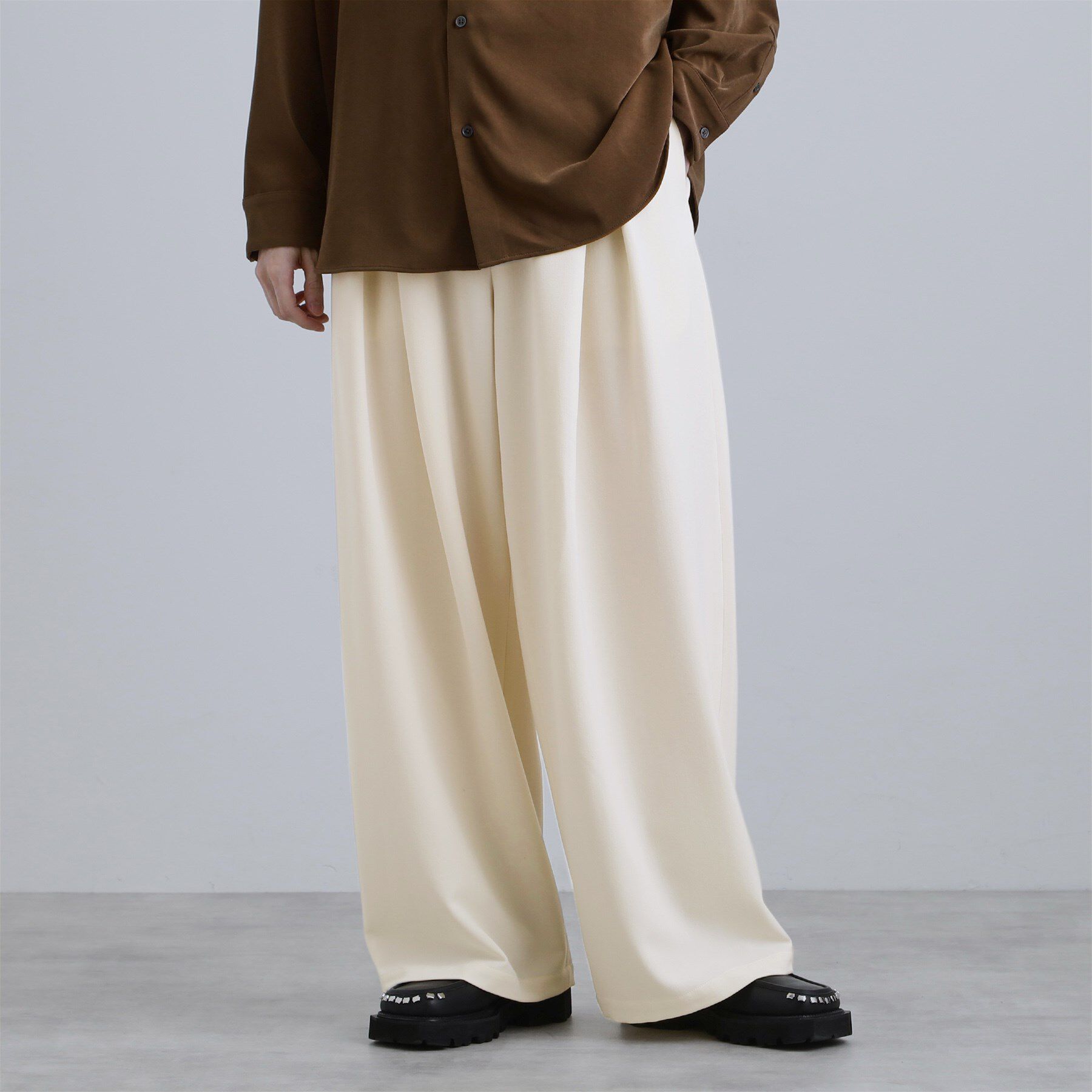 tk.TAKEO KIKUCHI「【スーパーワイドバギースラックスパンツ」|その他|