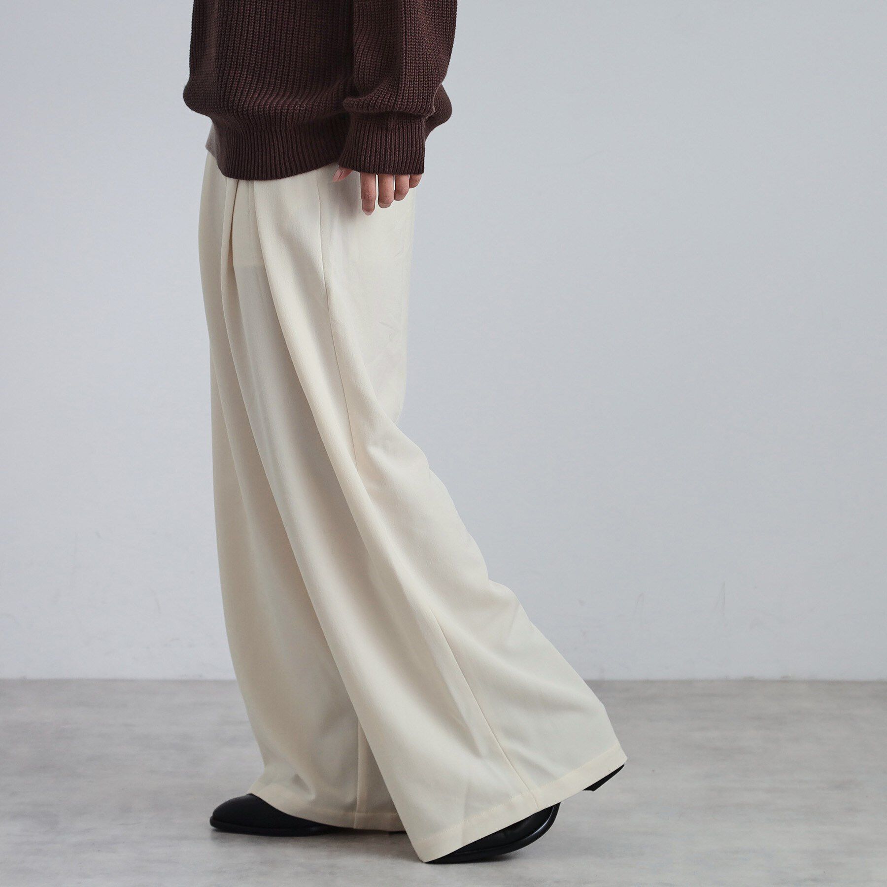 tk.TAKEO KIKUCHI「【スーパーワイドバギースラックスパンツ」|その他|