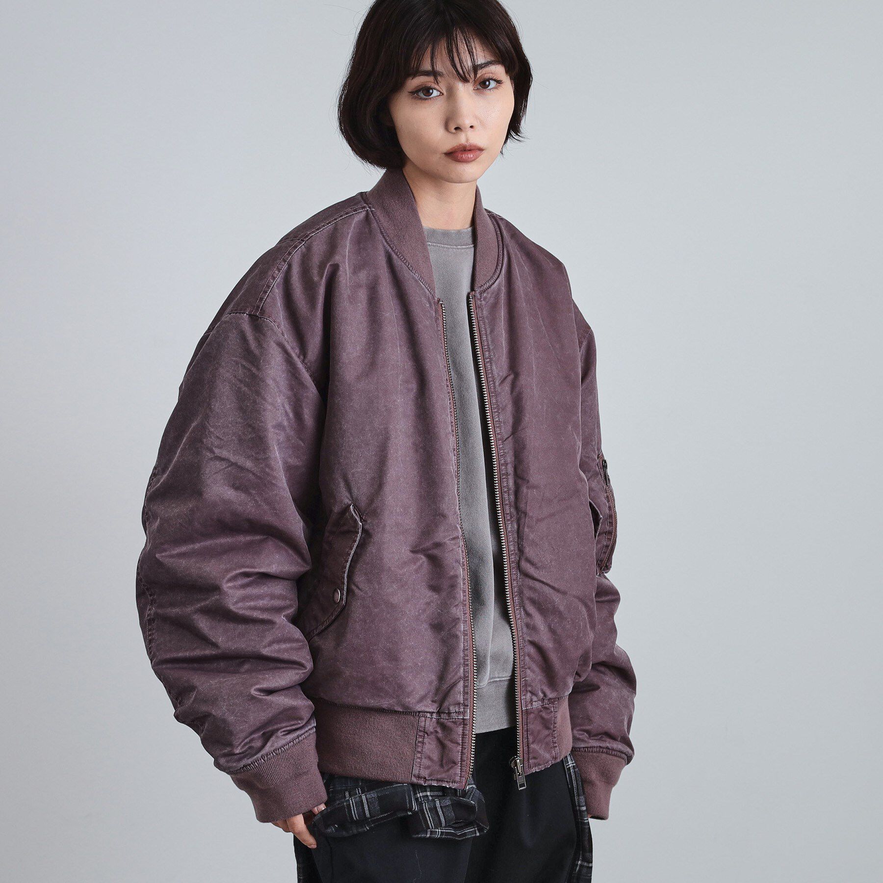 tk.TAKEO KIKUCHI「ヴィンテージライクMA‐1」|ブルゾン・スタジャン|