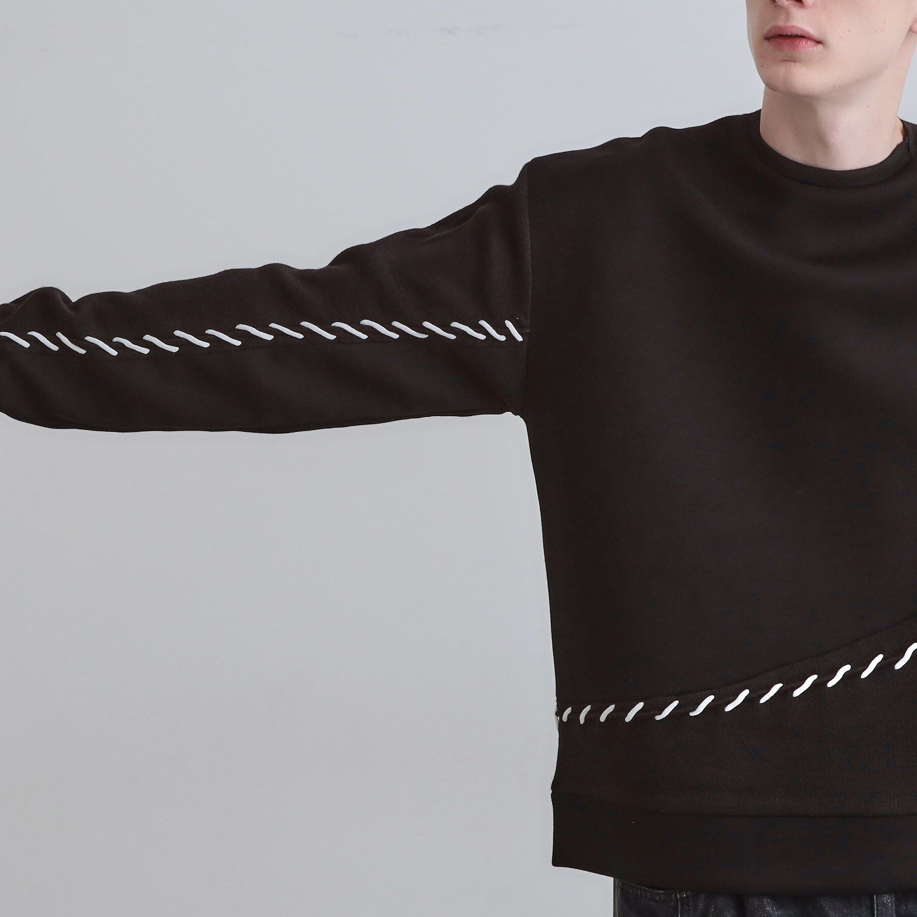 tk.TAKEO KIKUCHI「コードステッチダンボールカットソー」|Tシャツ・カットソー|