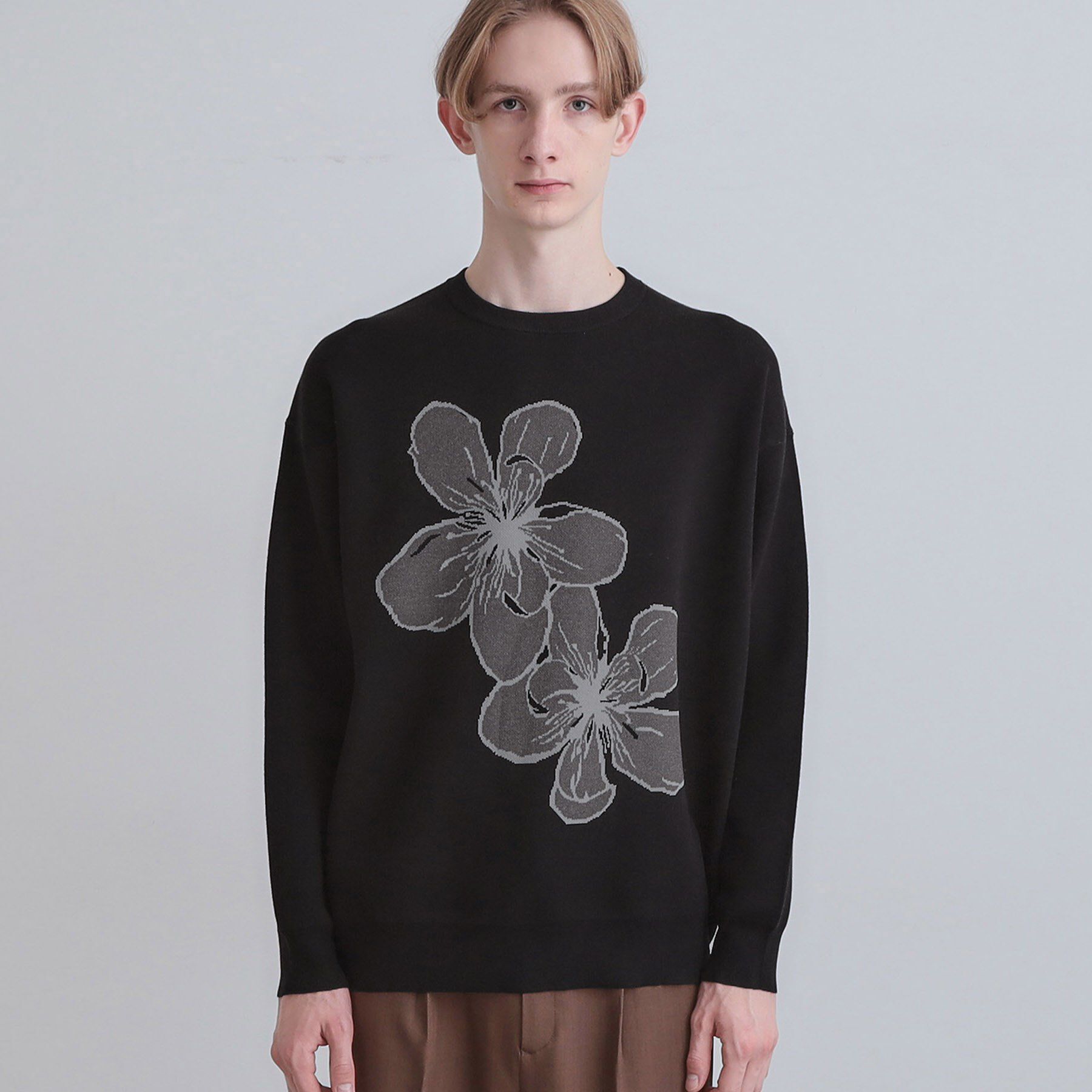 tk.TAKEO KIKUCHI「フラワーニットプルオーバー」|ニット・セーター|