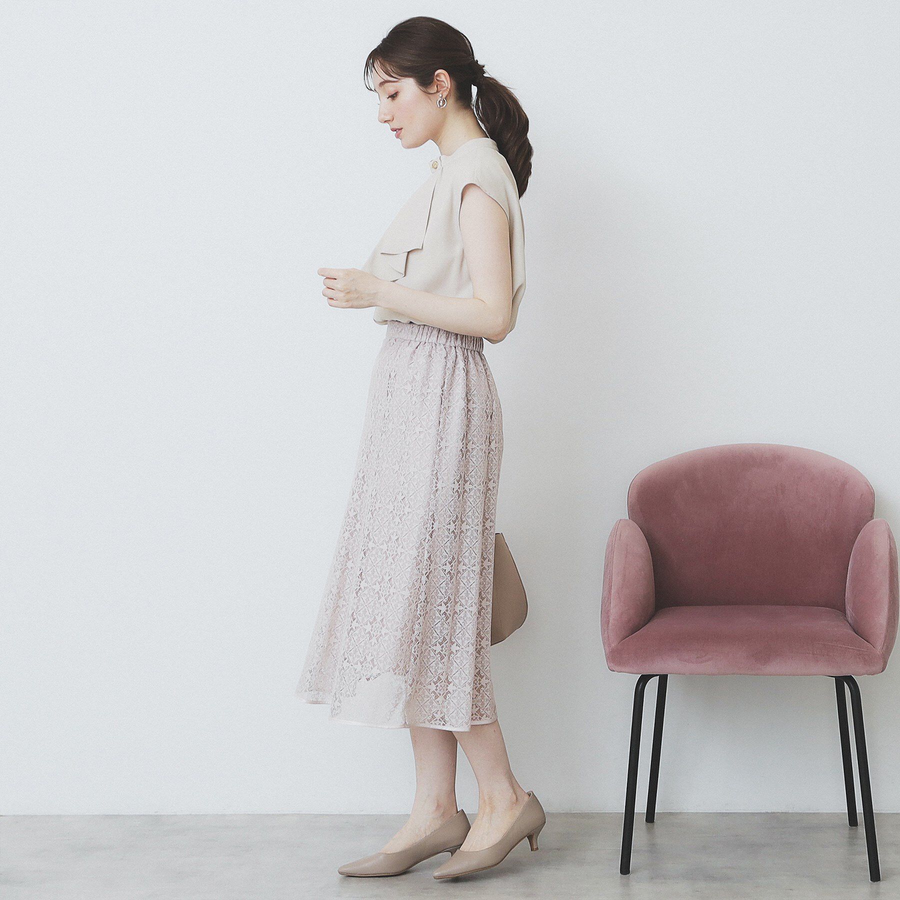 index「アシンメトリーボウタイブラウス【洗濯機洗い可】」|シャツ・ブラウス|