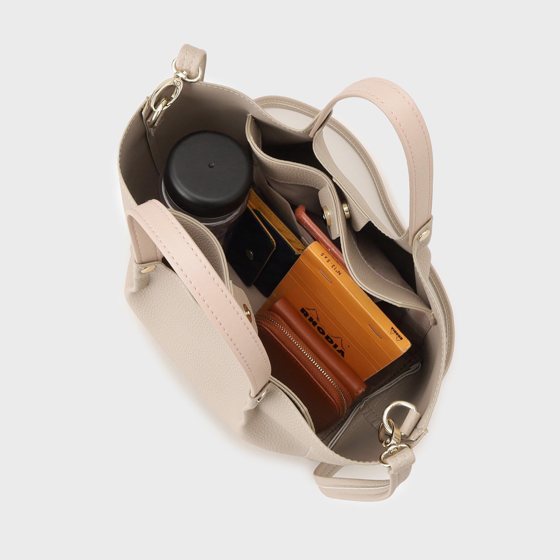 index「【軽量合皮】2WAYミドルサイズトートバッグ」|トートバッグ|