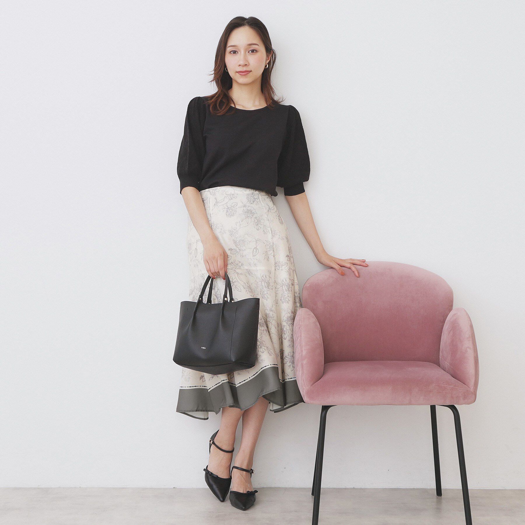 index「パフスリーブニット【洗濯機洗い可】」|ニット・セーター|