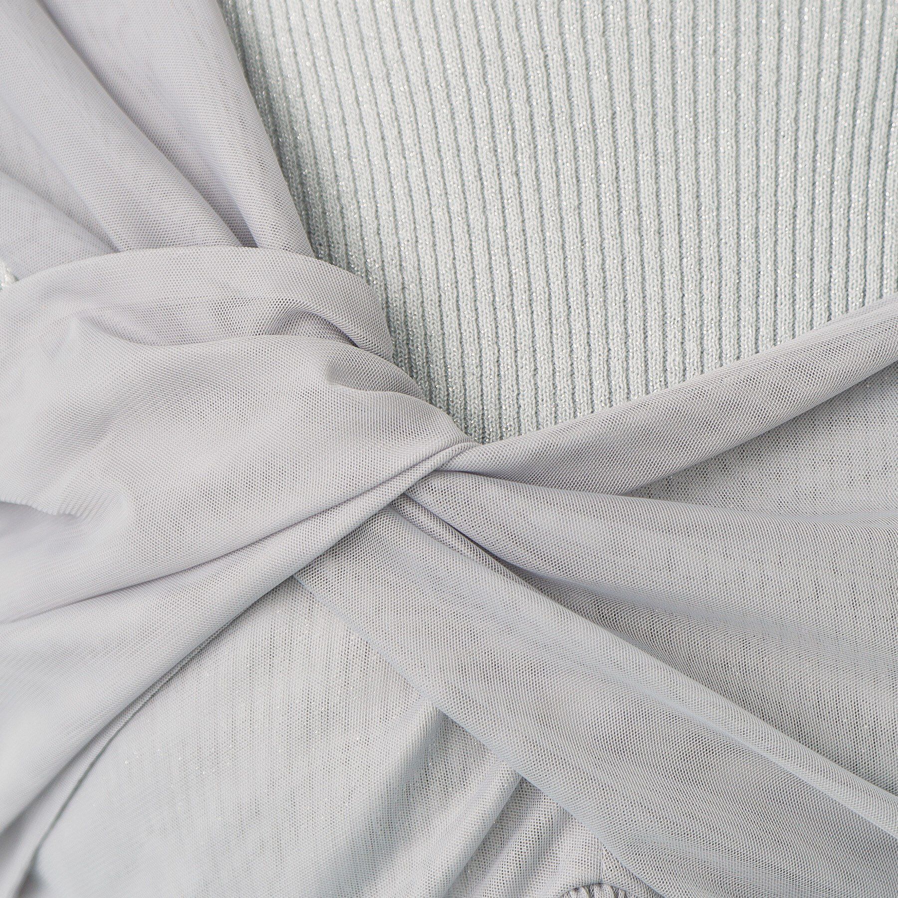 index「《ツインセット》チュールキャミ&times;ラメリブニット【洗濯機OK】」|ニット・セーター|