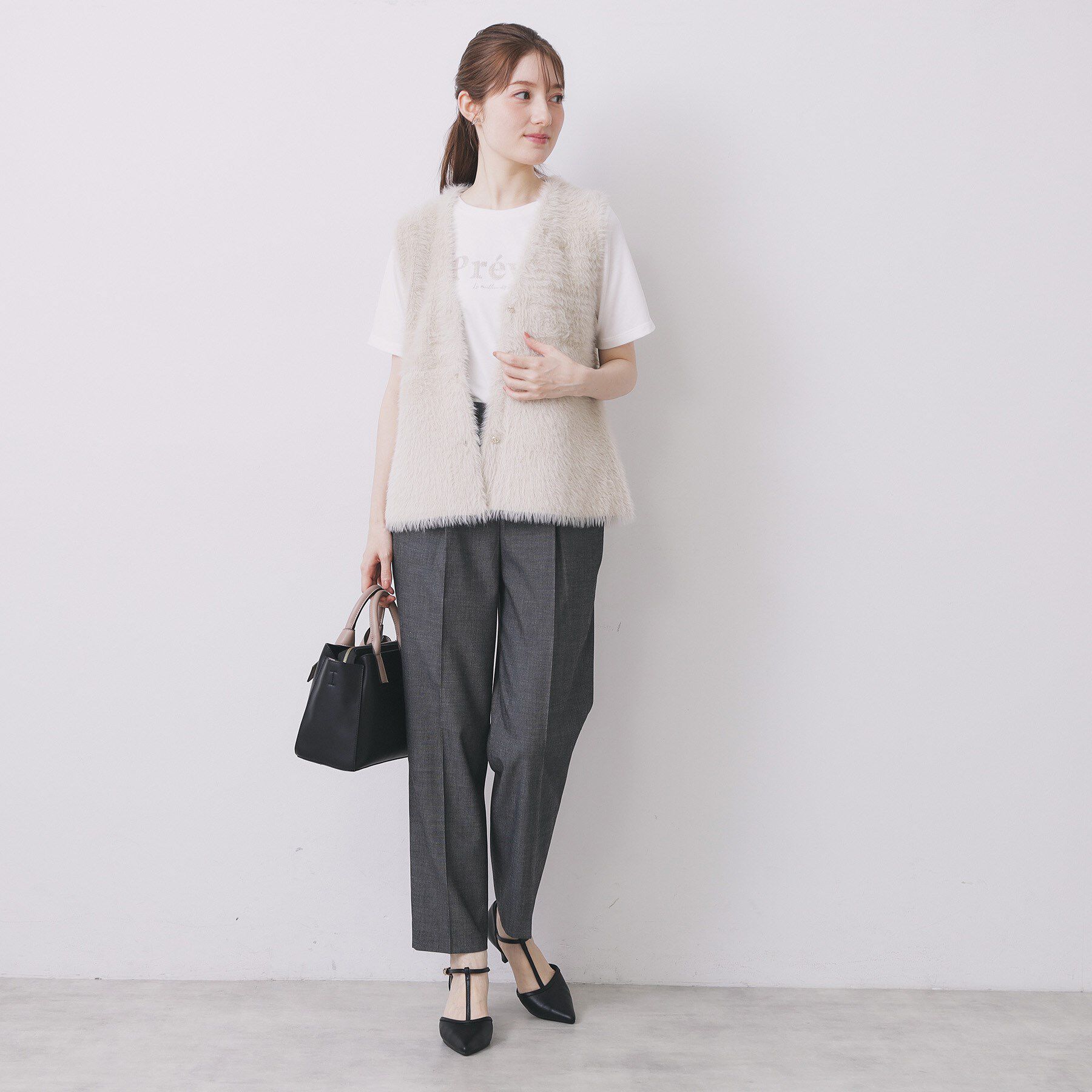 index「ウールライクストレッチテーパードパンツ/セットアップ対応【洗濯機OK】」|その他|