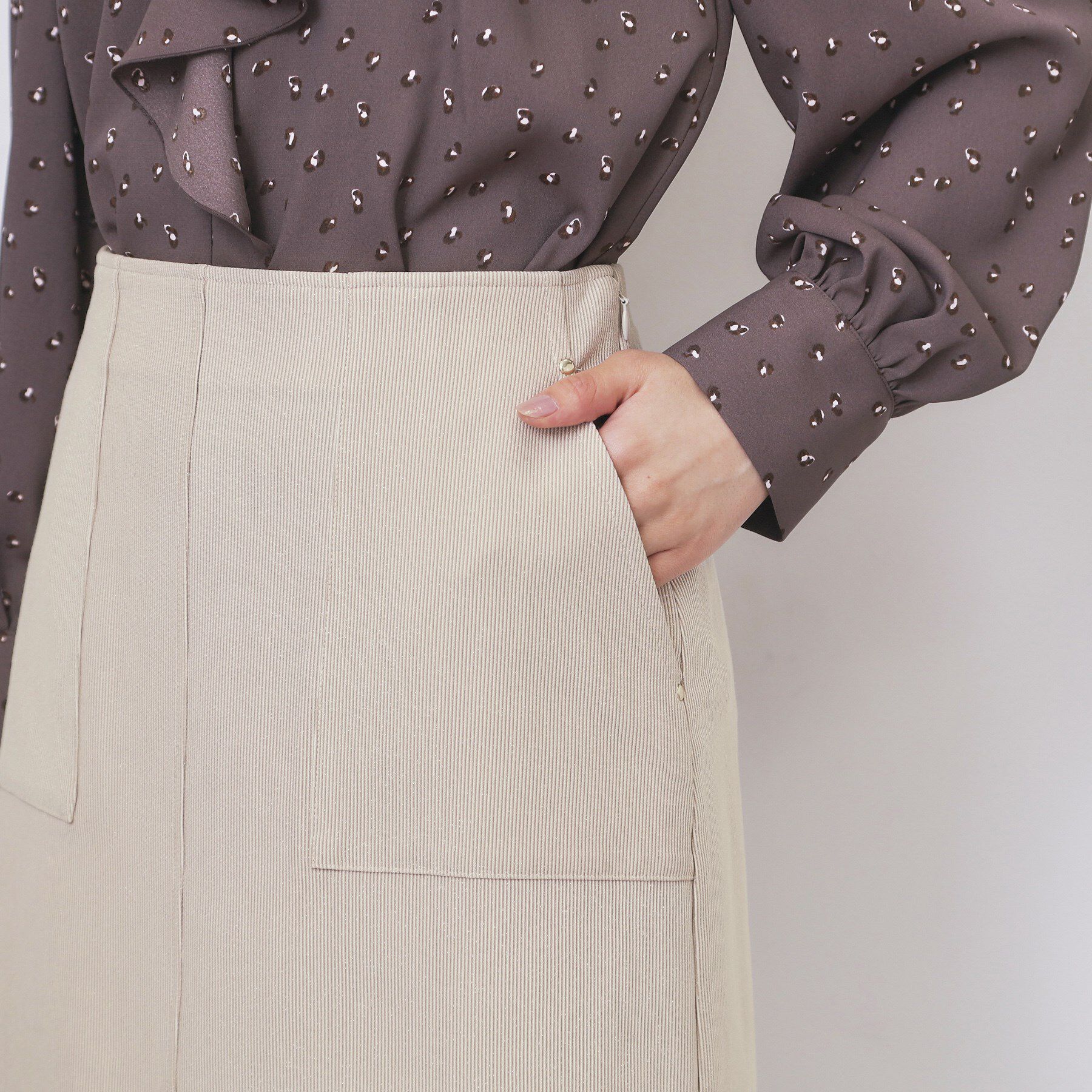 index「ストレッチタイトスカート【洗濯機OK/防シワ/抗ピル】《S～3L》」|スカート|