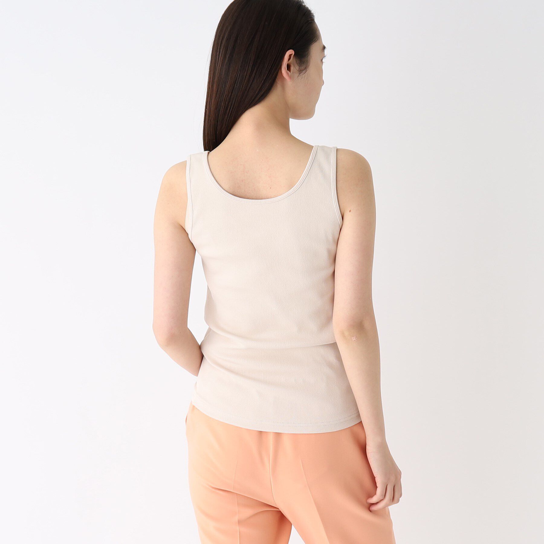 OPAQUE.CLIP「リブタンクトップ【洗濯機洗い可】」|キャミソール|