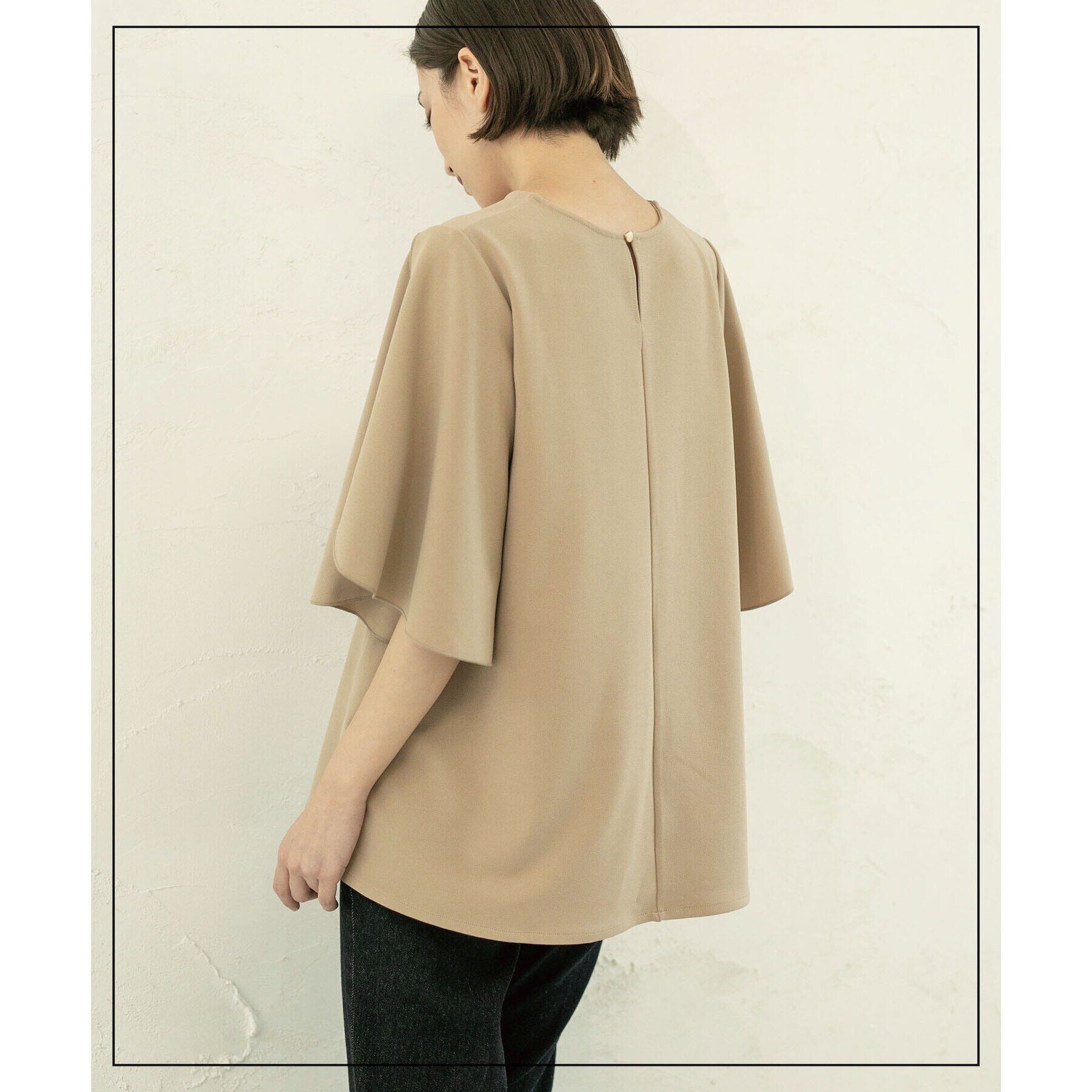 OPAQUE.CLIP「UV チューリップスリーブトップス【吸水速乾/洗濯機洗い可】」|Tシャツ・カットソー|