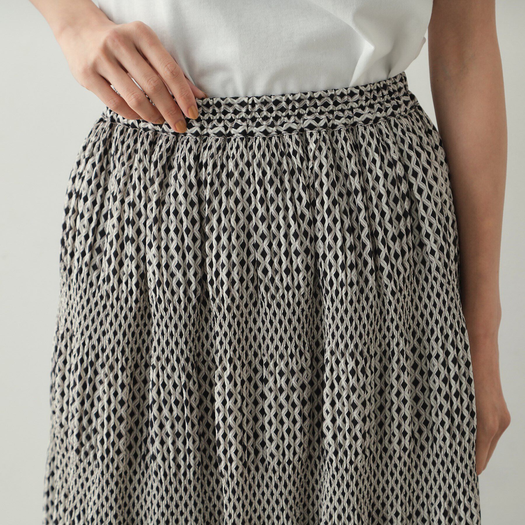 OPAQUE.CLIP「マジョリカプリーツフレアスカート【洗濯機洗い可】」|スカート|