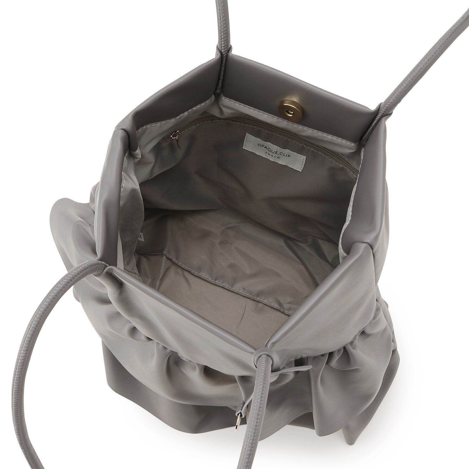 OPAQUE.CLIP「【A4サイズ対応】合皮ティアードフリルトートバッグ」|トートバッグ|