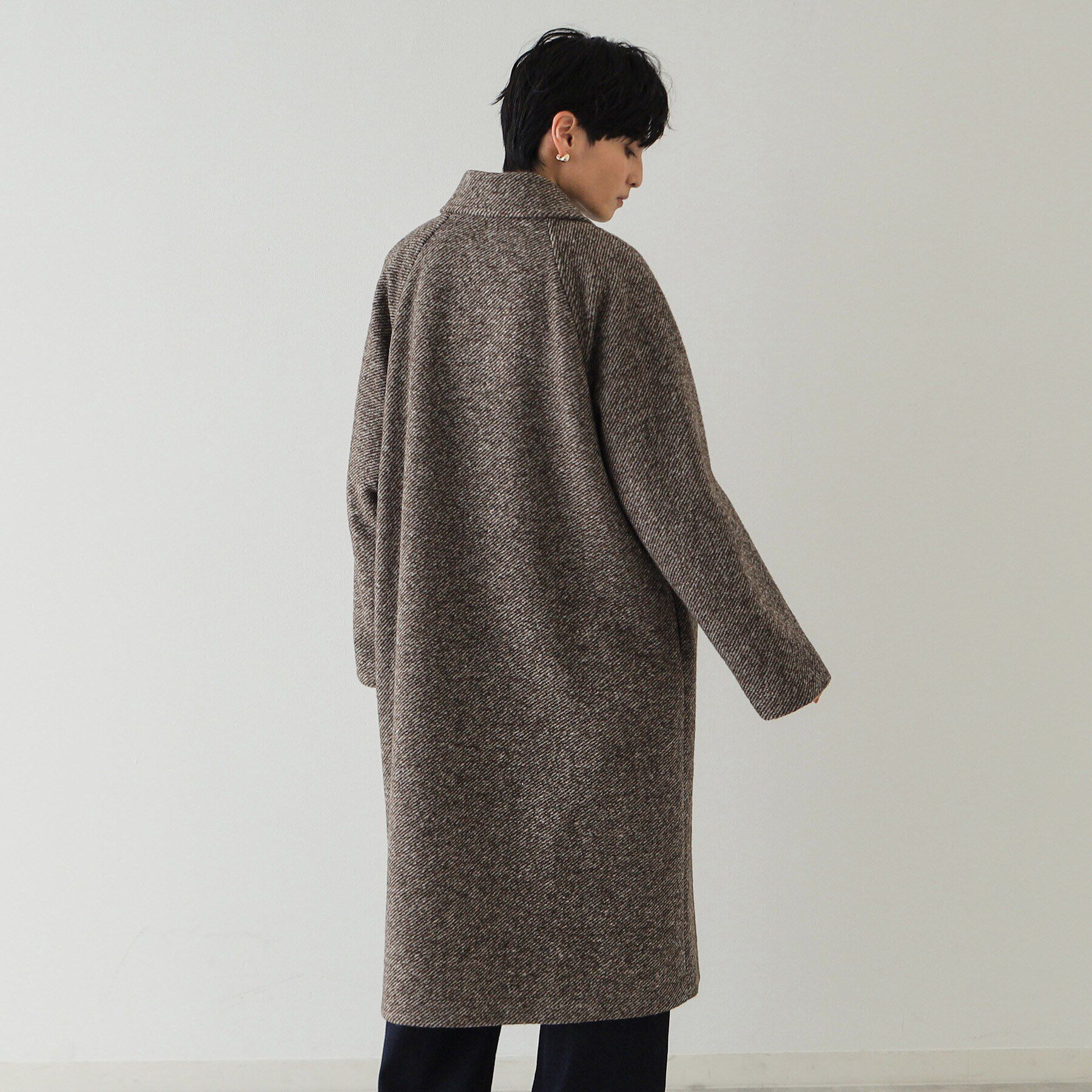 OPAQUE.CLIP「《Oggi掲載》スライバーチェスターコート【洗濯機洗い可】」|チェスターコート|
