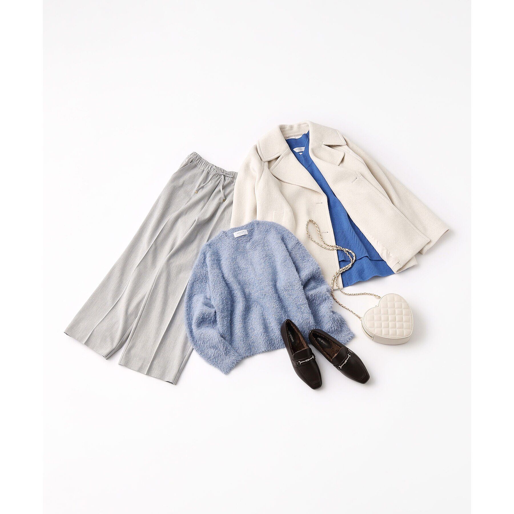 OPAQUE.CLIP「ビット付きフェイクファーローファー」|その他|