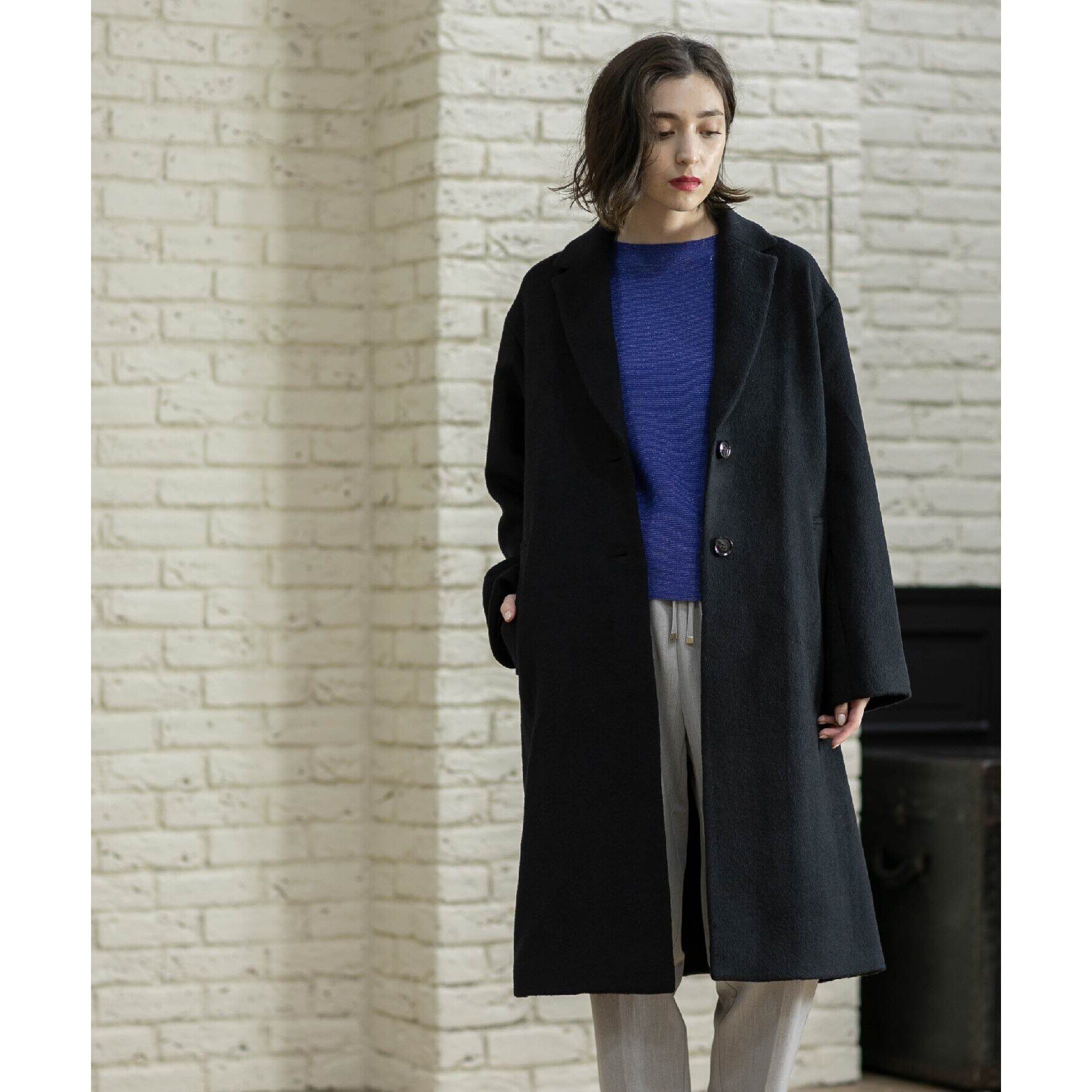 OPAQUE.CLIP「ウールカシミヤブレンド チェスターコート」|チェスターコート|