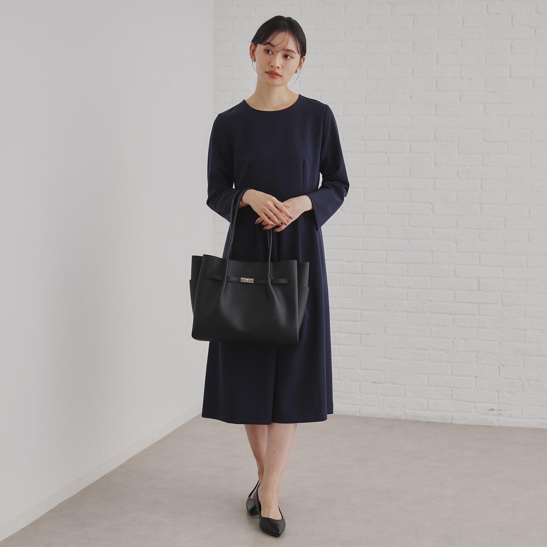 OPAQUE.CLIP「【軽量／A4サイズ対応／通勤対応】フロントベルトデザイントートバッグ」|トートバッグ|