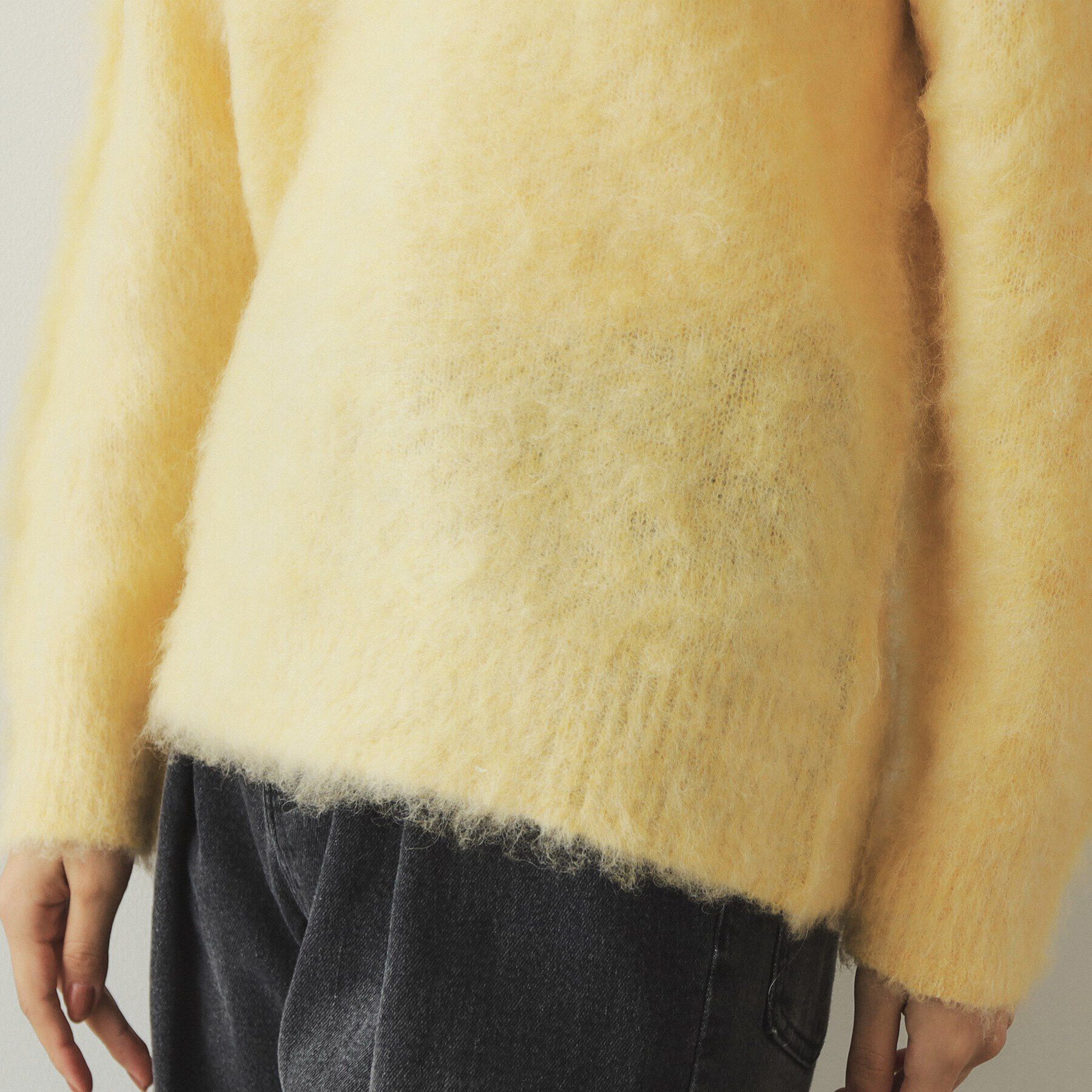 OPAQUE.CLIP「アルパカ混Vネックニット【洗える】」|ニット・セーター|