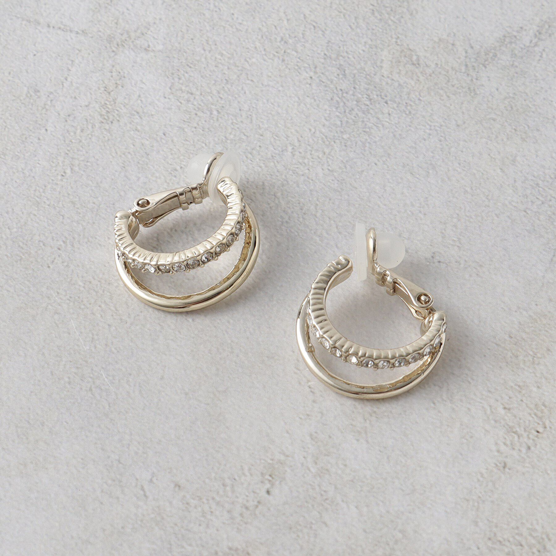 OPAQUE.CLIP「ビジューリングイヤリング」|イヤリング|ゴールド(007)