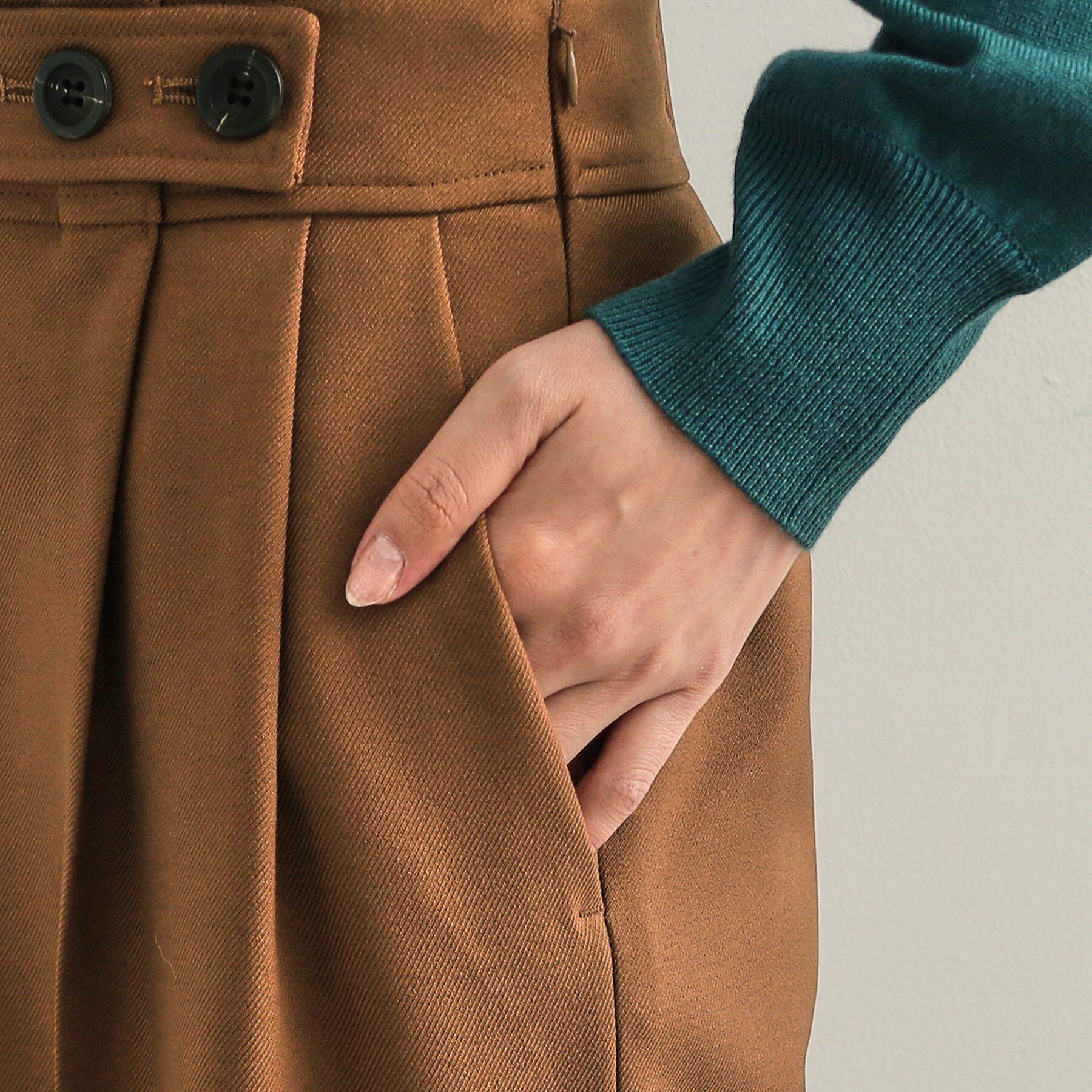 OPAQUE.CLIP「クロップドワイドパンツ【洗濯機洗い可】」|その他|