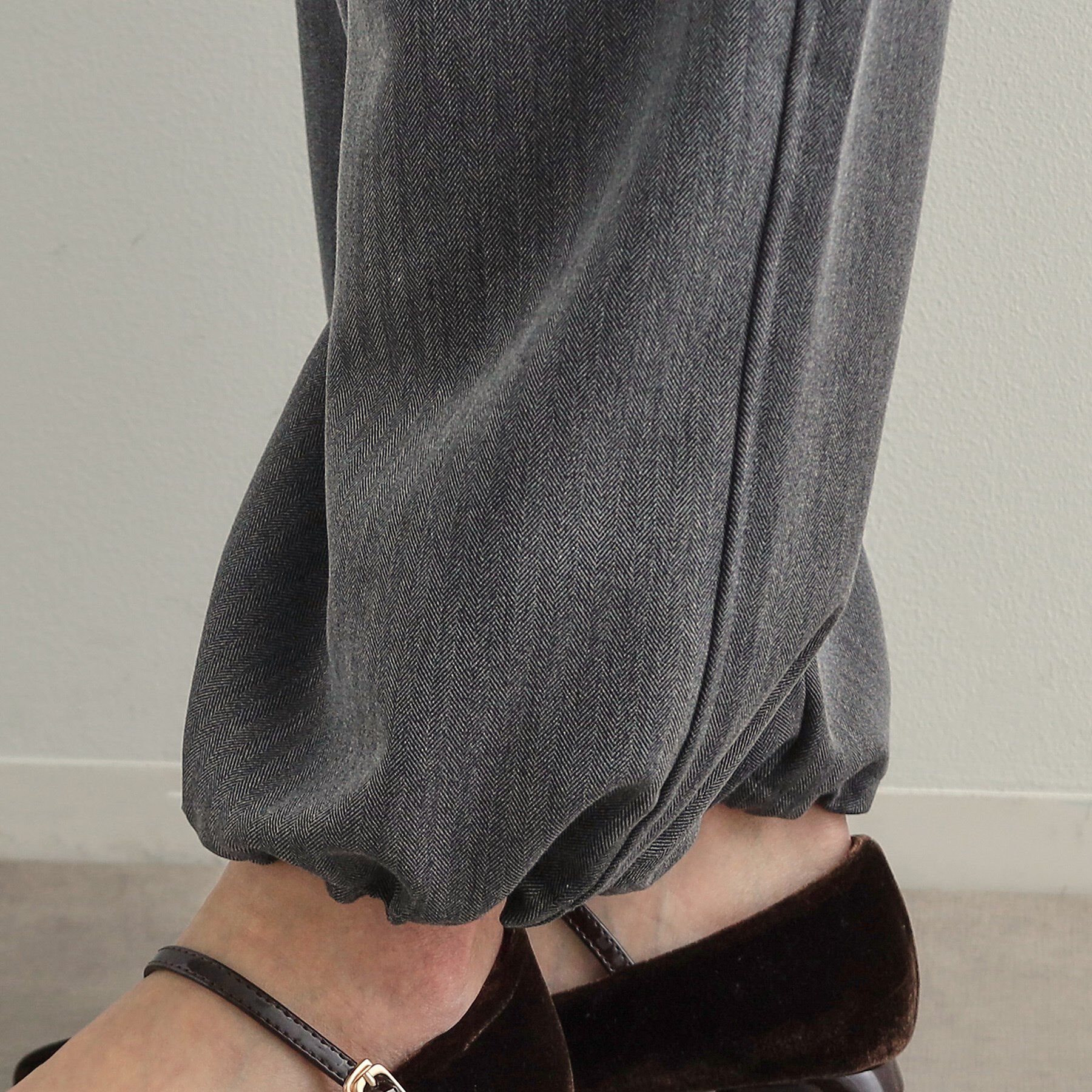 OPAQUE.CLIP「ヘリンボーンイージーカーゴパンツ【洗濯機洗い可】」|その他|