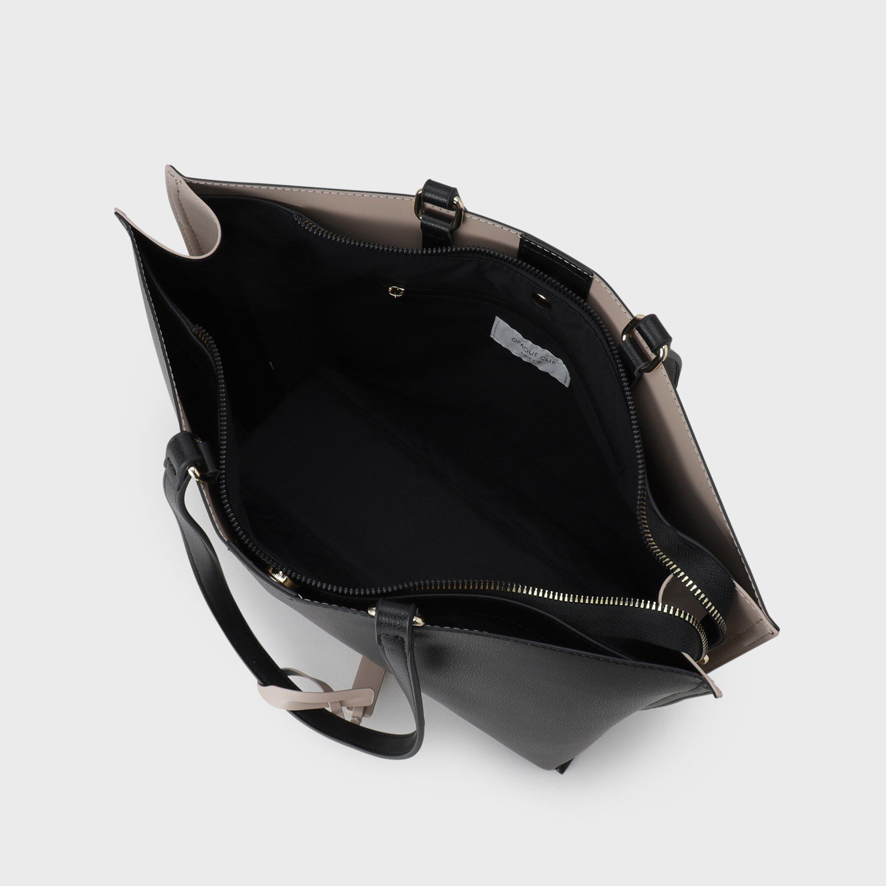 OPAQUE.CLIP「【A4サイズ対応】バイカラースムーストートバッグ」|トートバッグ|