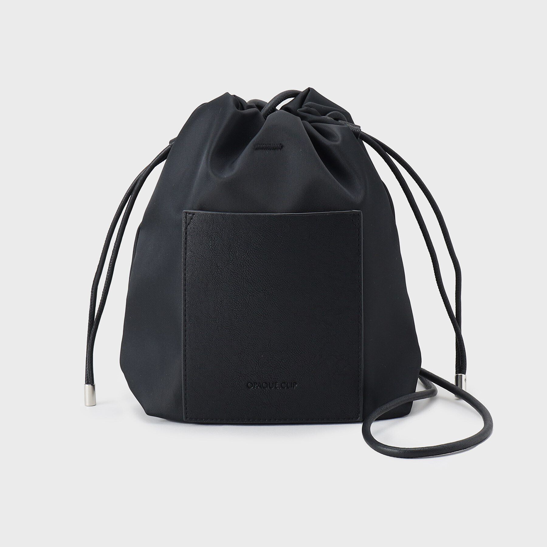 OPAQUE.CLIP「【長さ調整可能】巾着ドロストーリングミニショルダーバッグ」|ショルダー・メッセンジャー|