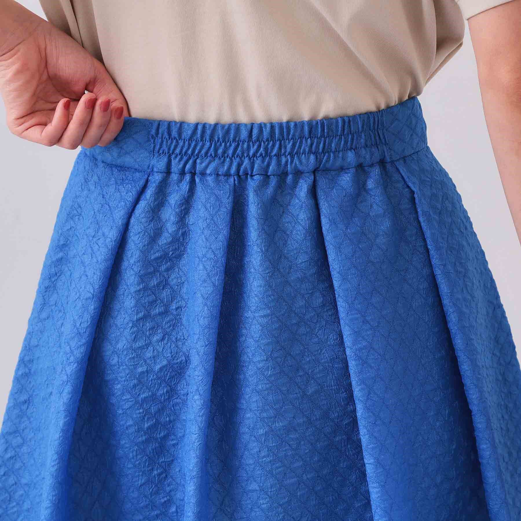 OPAQUE.CLIP「シアージャカードタックフレアスカート【洗濯機洗い可】」|スカート|