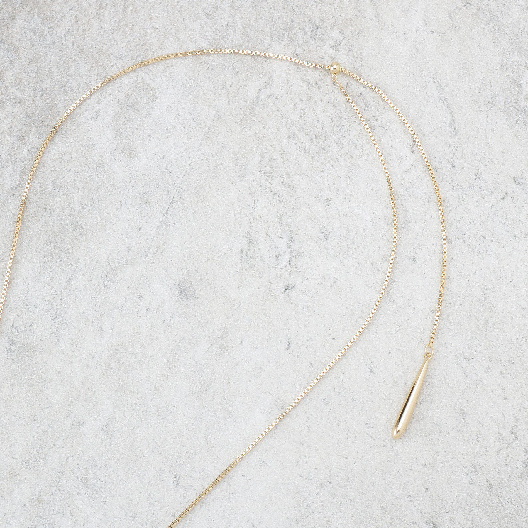 OPAQUE.CLIP「前後2WAY  フェイクパールノットデザインネックレス」|ネックレス|