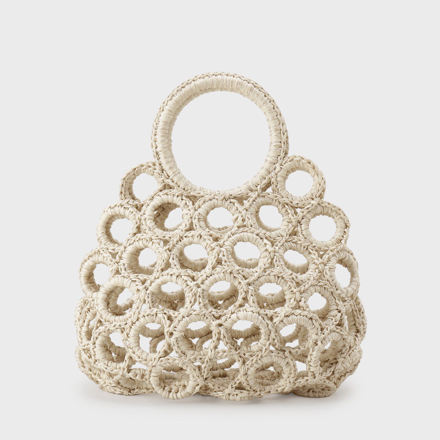 OPAQUE.CLIP「リングメッシュデザインバッグ」|ハンドバッグ|