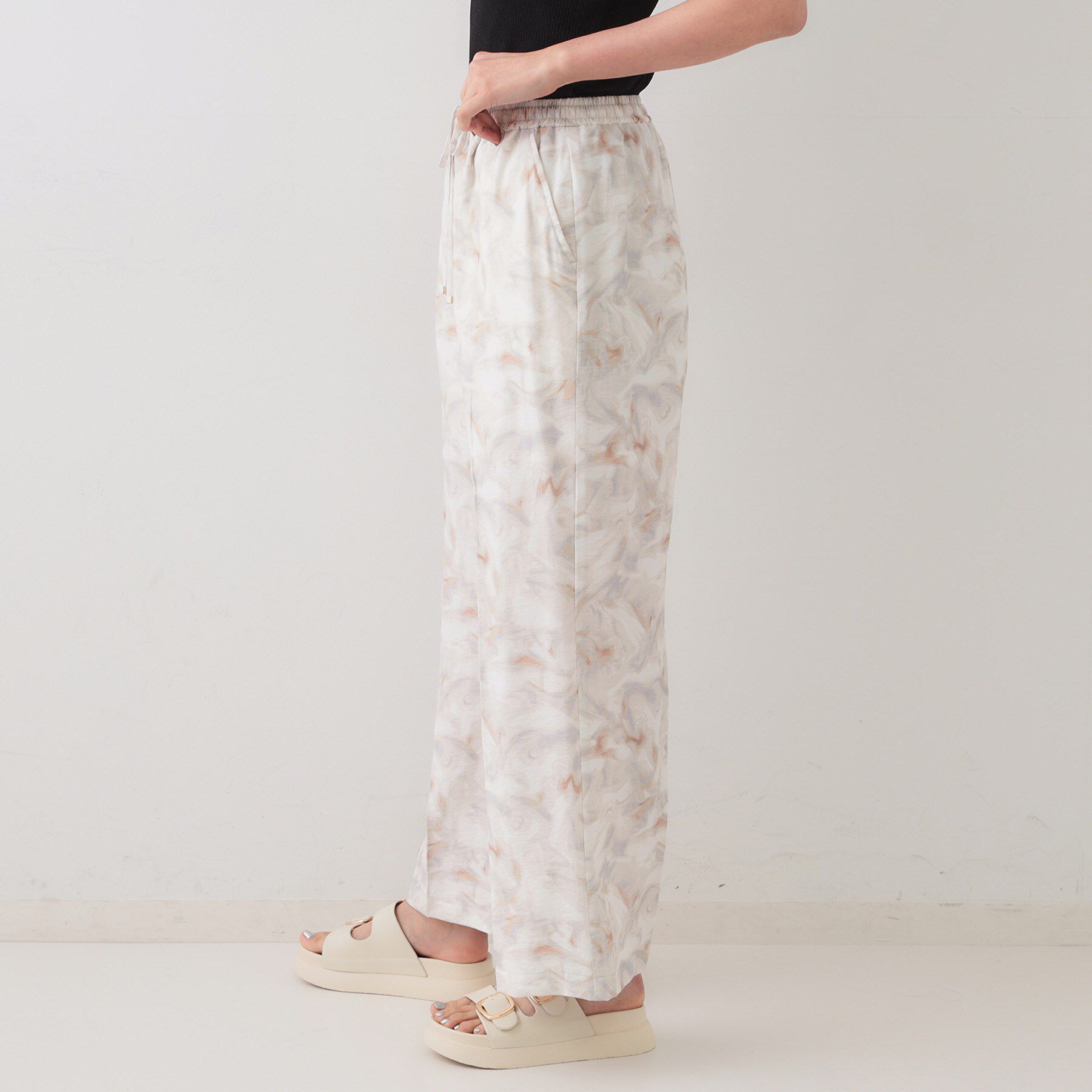 OPAQUE.CLIP「ぼかしアート柄イージーパンツ【洗濯機洗い可】」|その他|