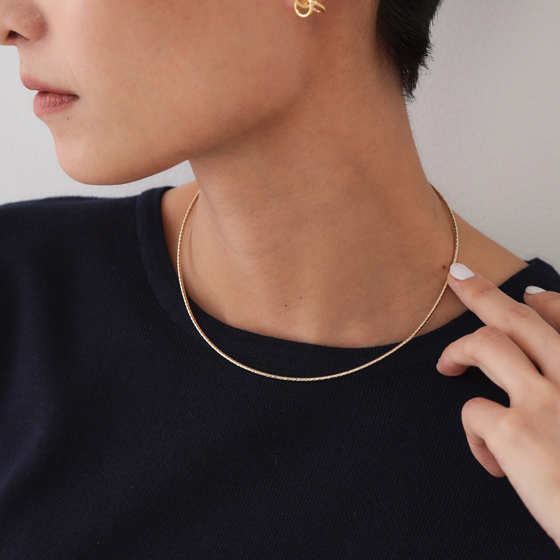 OPAQUE.CLIP「チョーカー風ネックレス」|ネックレス|