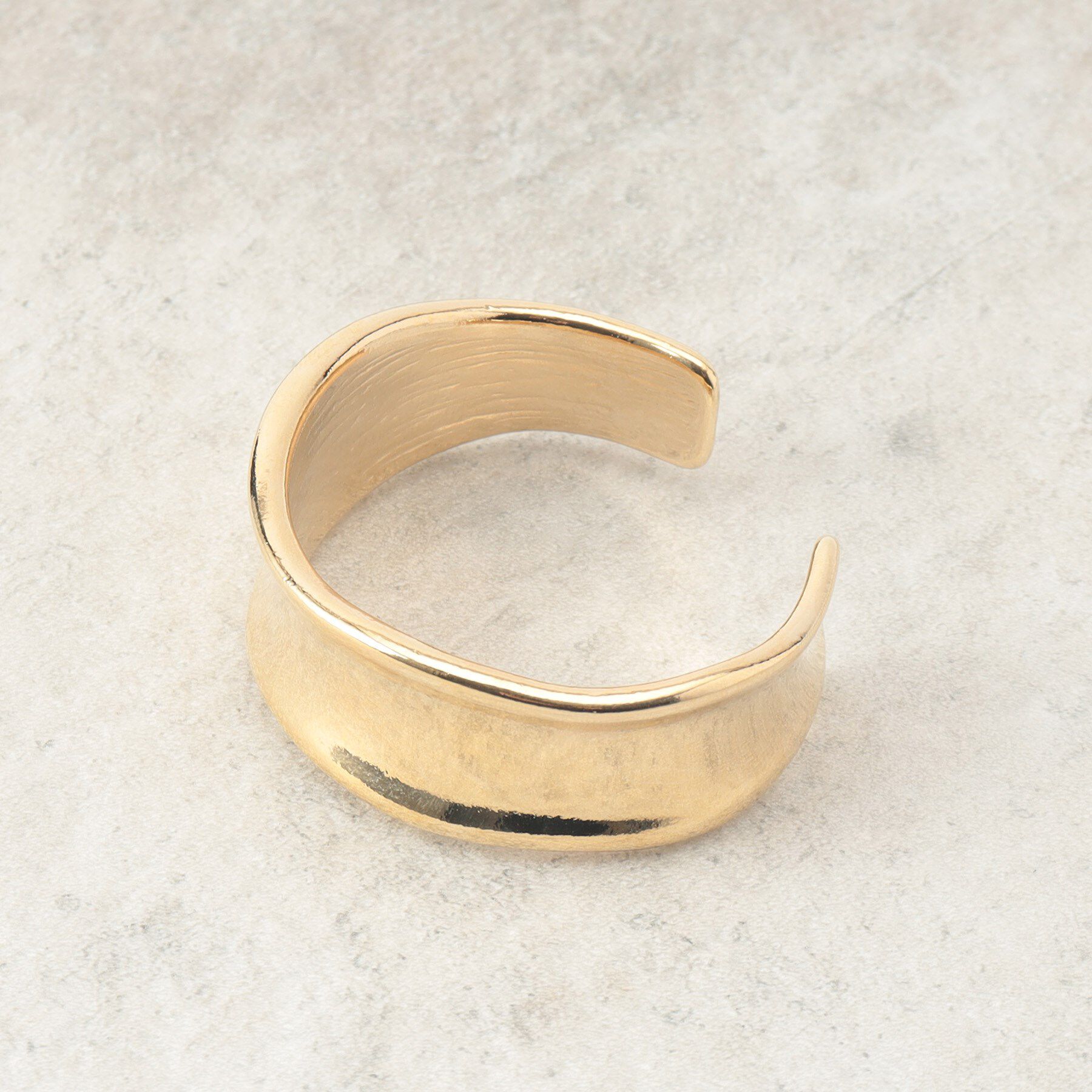 OPAQUE.CLIP「ワイドカーブメタルバングル」|ブレスレット・バングル|