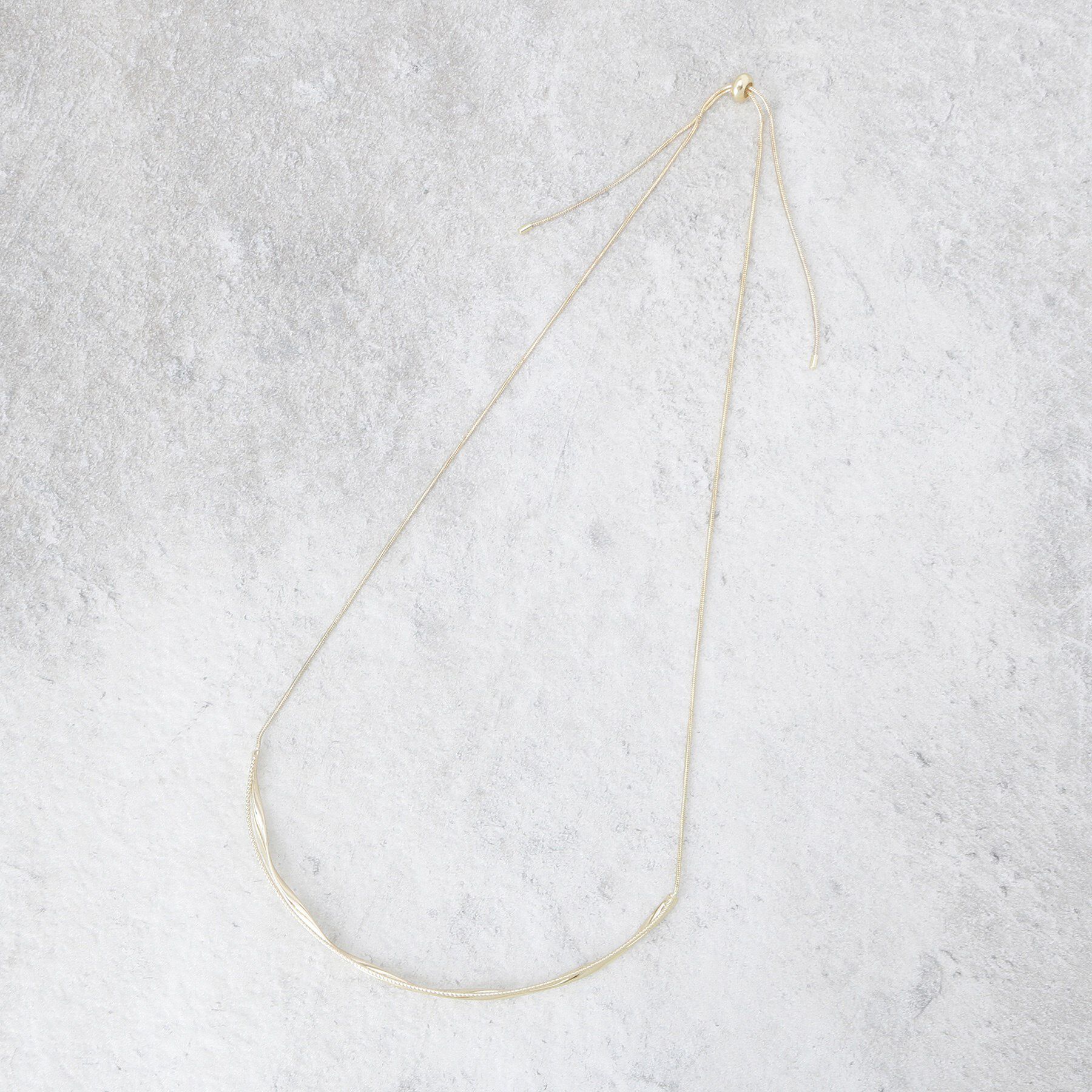 OPAQUE.CLIP「2タイプバー スライドネックレス」|ネックレス|