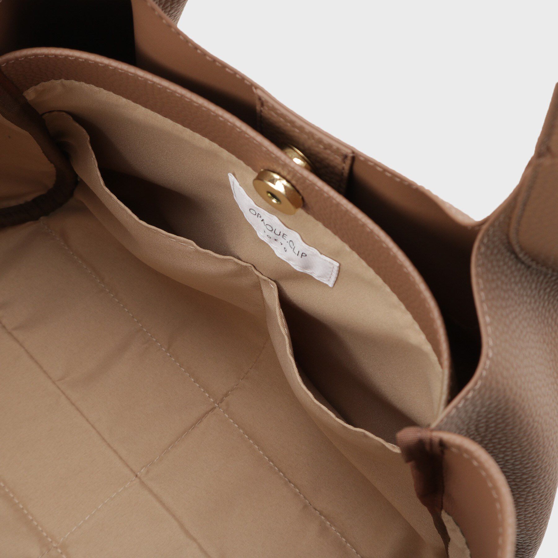 OPAQUE.CLIP「【軽量/多ポケット】ワイドマチ付きシュリンクトートバッグ」|トートバッグ|