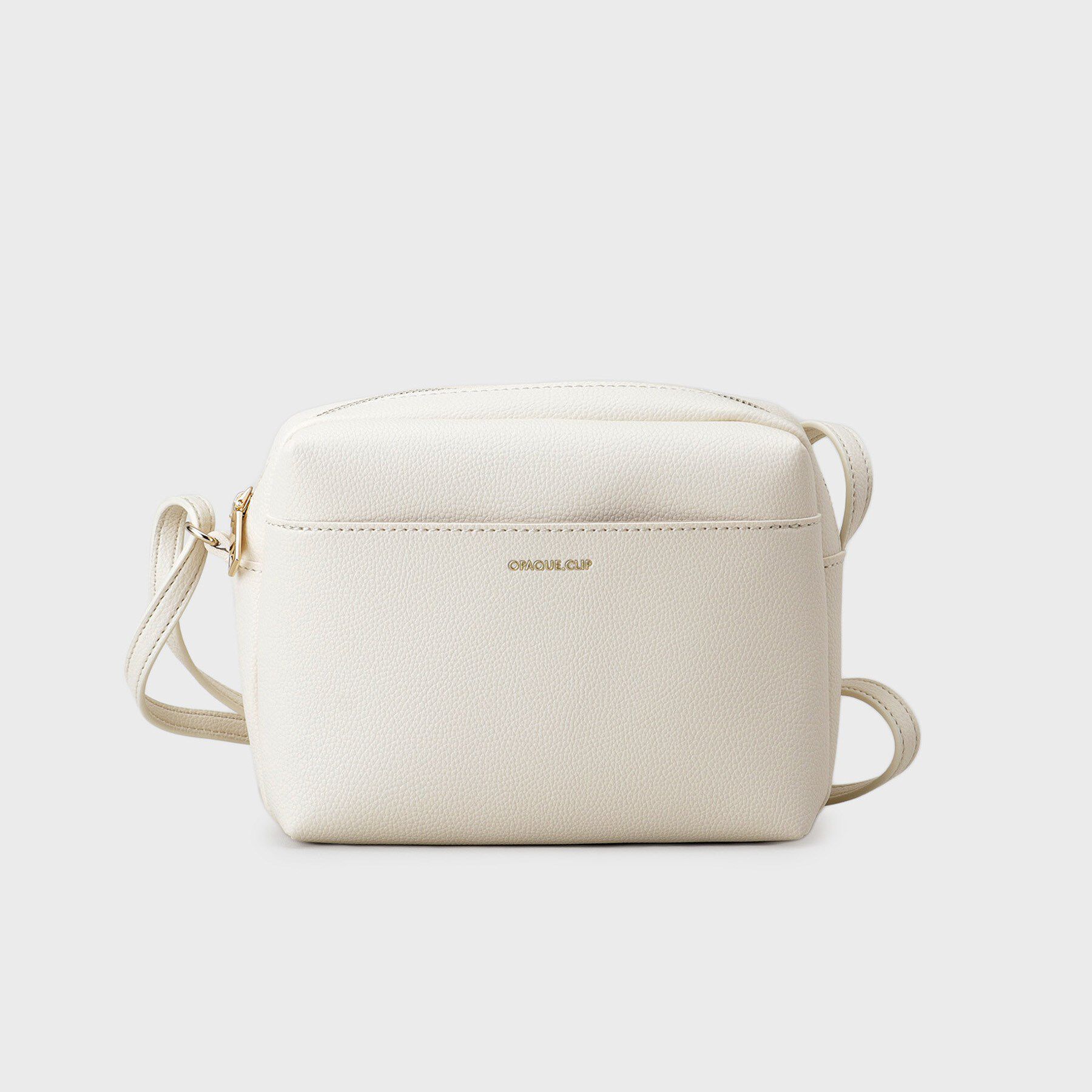 OPAQUE.CLIP「【長さ調節可能】ラウンドスクエアマチ付きミニショルダーバッグ」|ショルダー・メッセンジャー|
